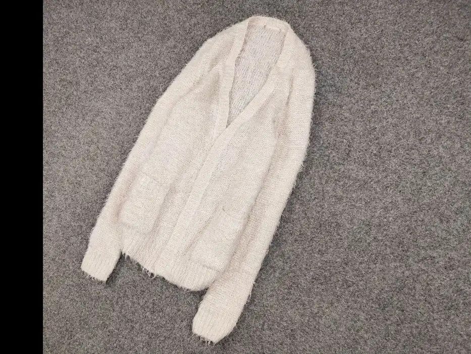 Japanese Brand Rare Vintage Japanese Cardigan Mohair Style Fuzzy Sweater Size US S / EU 44-46 / 1 - 2 Thumbnail