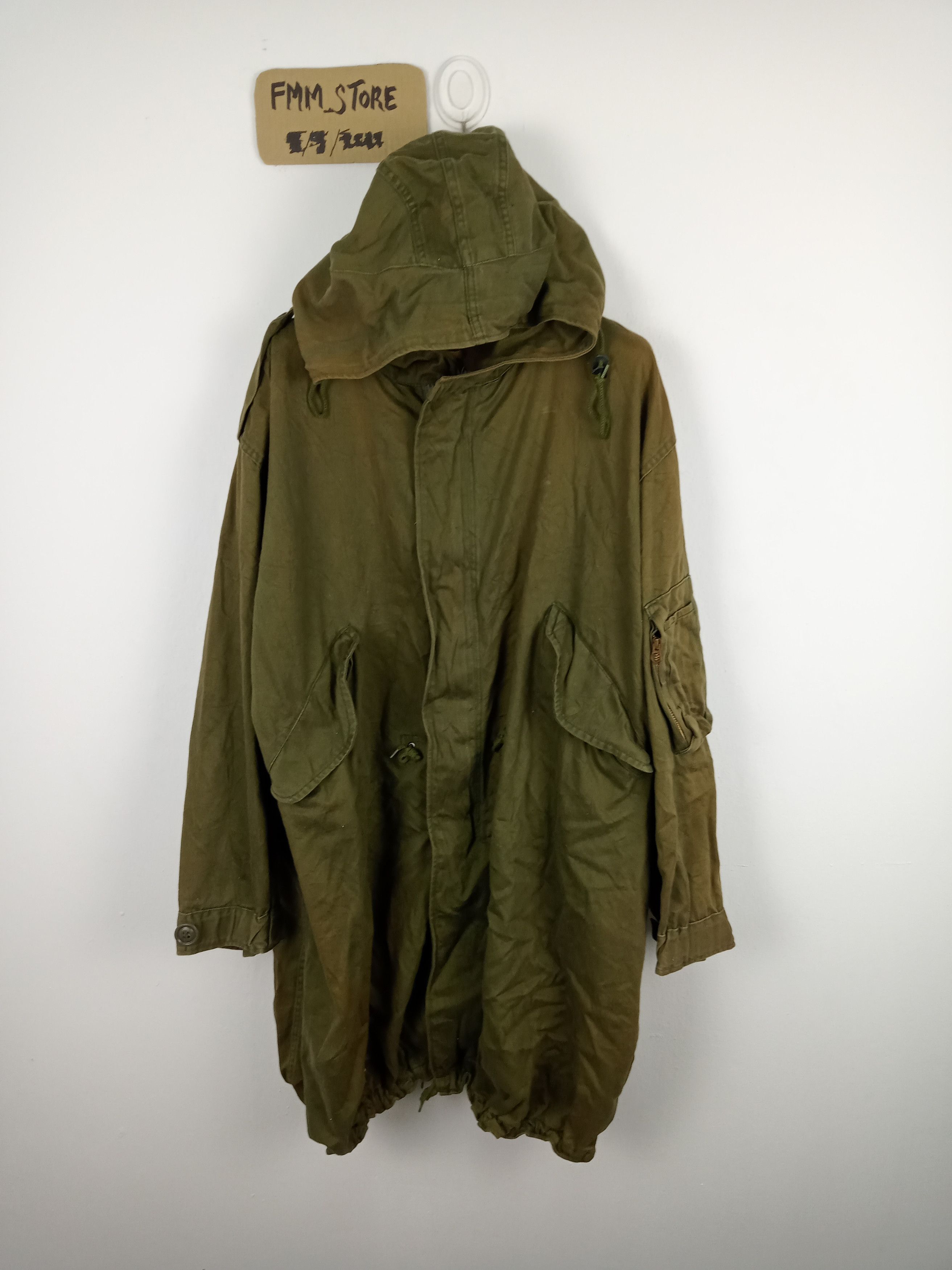 Vintage Houston Military Army 1951Design Parka Jacket