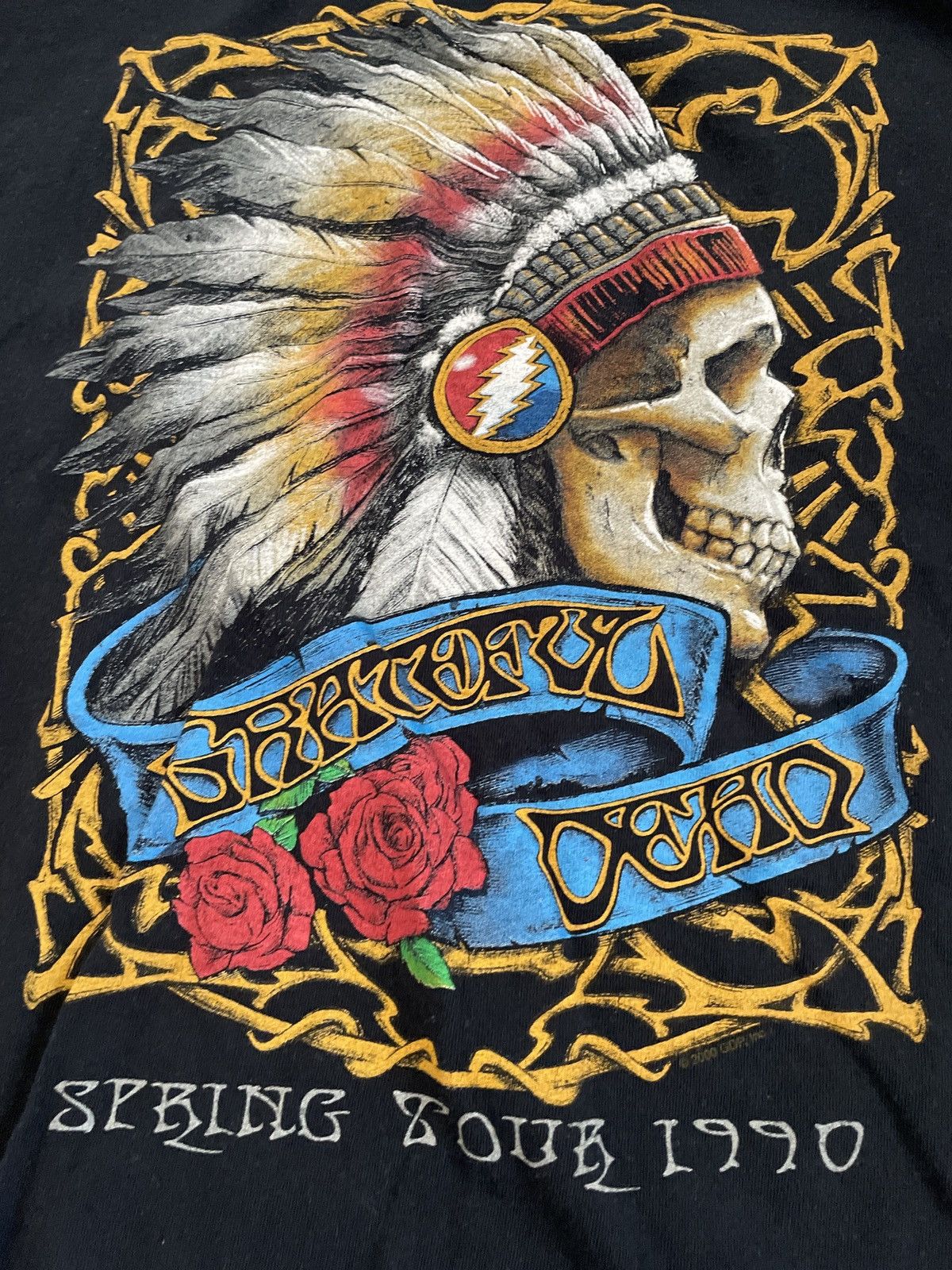 Vintage Grateful Dead vintage 1990 apron tour tee Size US L / EU 52-54 / 3 - 2 Preview