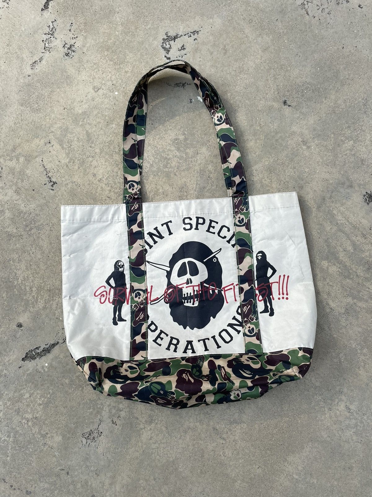 Bape X Stussy Tote Bag | Grailed