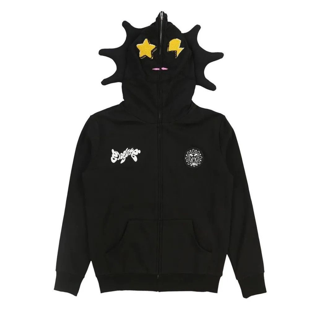 Glo Gang Glo Gang Glo Hoodie black full zip rare | Grailed