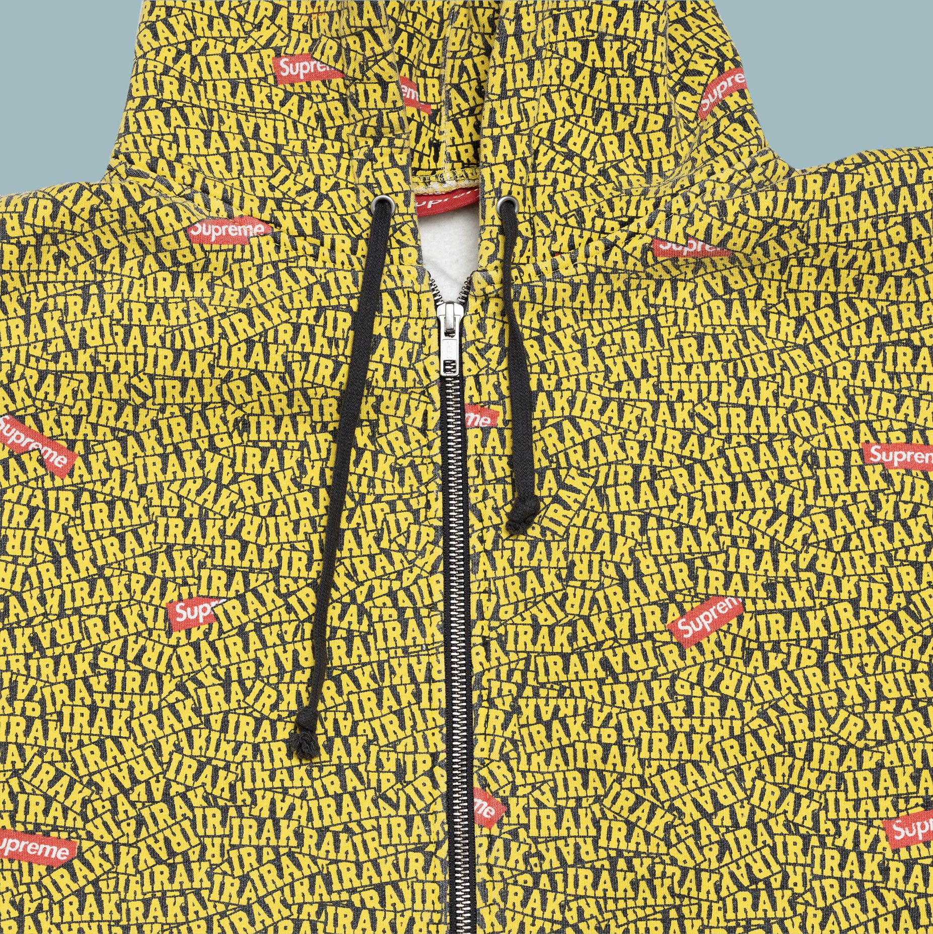 IRAK × Supreme SUPREME / IRAK Zip Up Hooded Sweatshirt