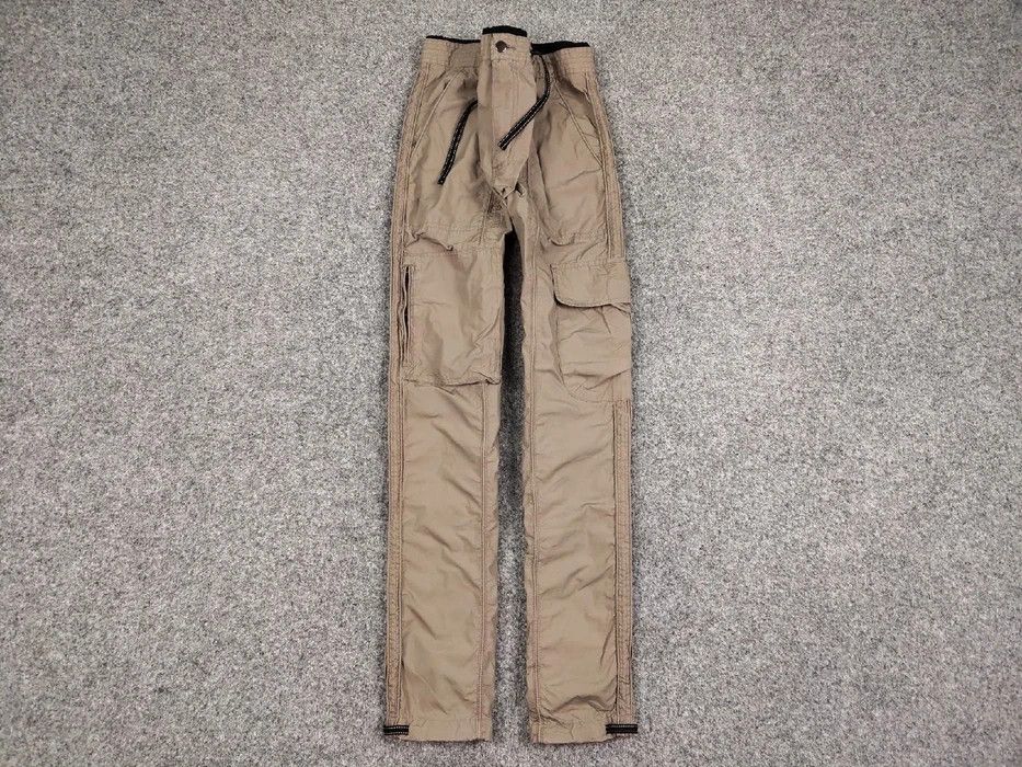 Japanese Brand Vintage Cargo Pants Travis Scott Japan Pocket Zip Brown Size US 36 / EU 52 - 1 Thumbnail