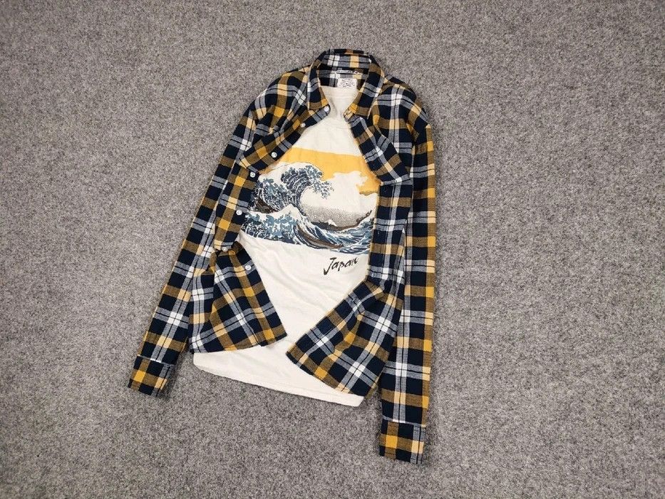 Flannel Vintage Flannel Shirt Travis Scott Style Streetwear Hype Size US M / EU 48-50 / 2 - 1 Thumbnail