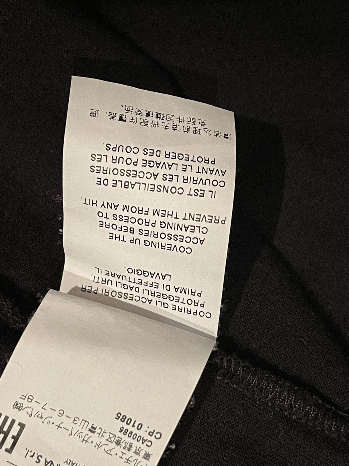 Dolce & Gabbana Dolce & Gabbana Embroidered Motif black T-Shirt Size US L / EU 52-54 / 3 - 7 Thumbnail