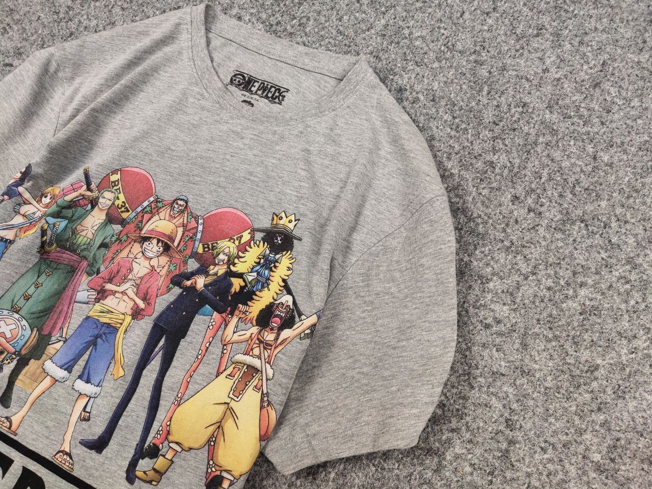 Anime Vintage One Piece Japanese Anime All Over Print T Shirt Size US XL / EU 56 / 4 - 4 Thumbnail