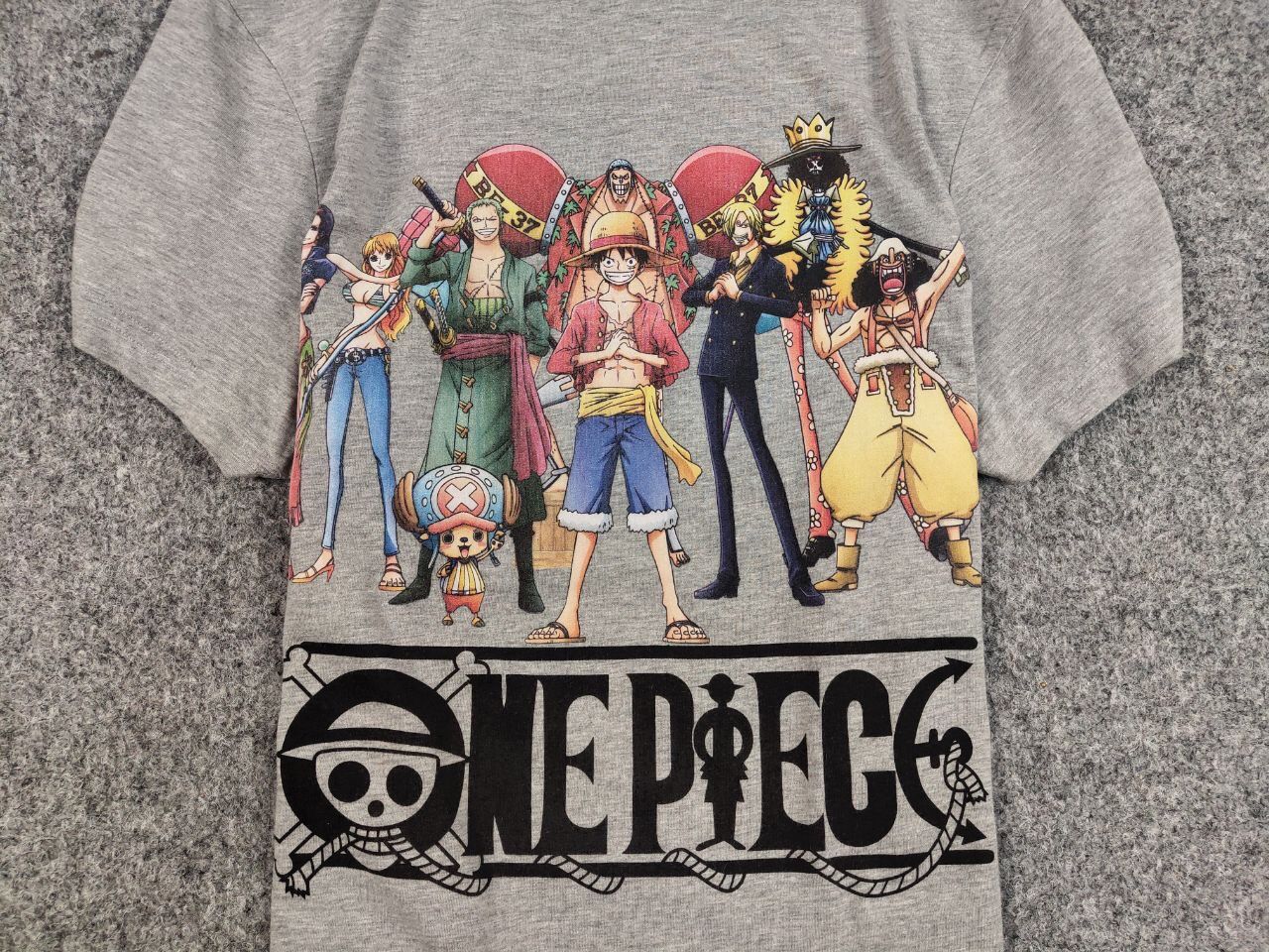 Anime Vintage One Piece Japanese Anime All Over Print T Shirt Size US XL / EU 56 / 4 - 9 Thumbnail