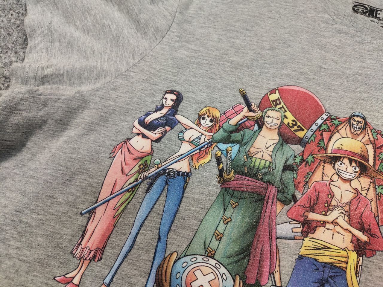 Anime Vintage One Piece Japanese Anime All Over Print T Shirt Size US XL / EU 56 / 4 - 14 Thumbnail