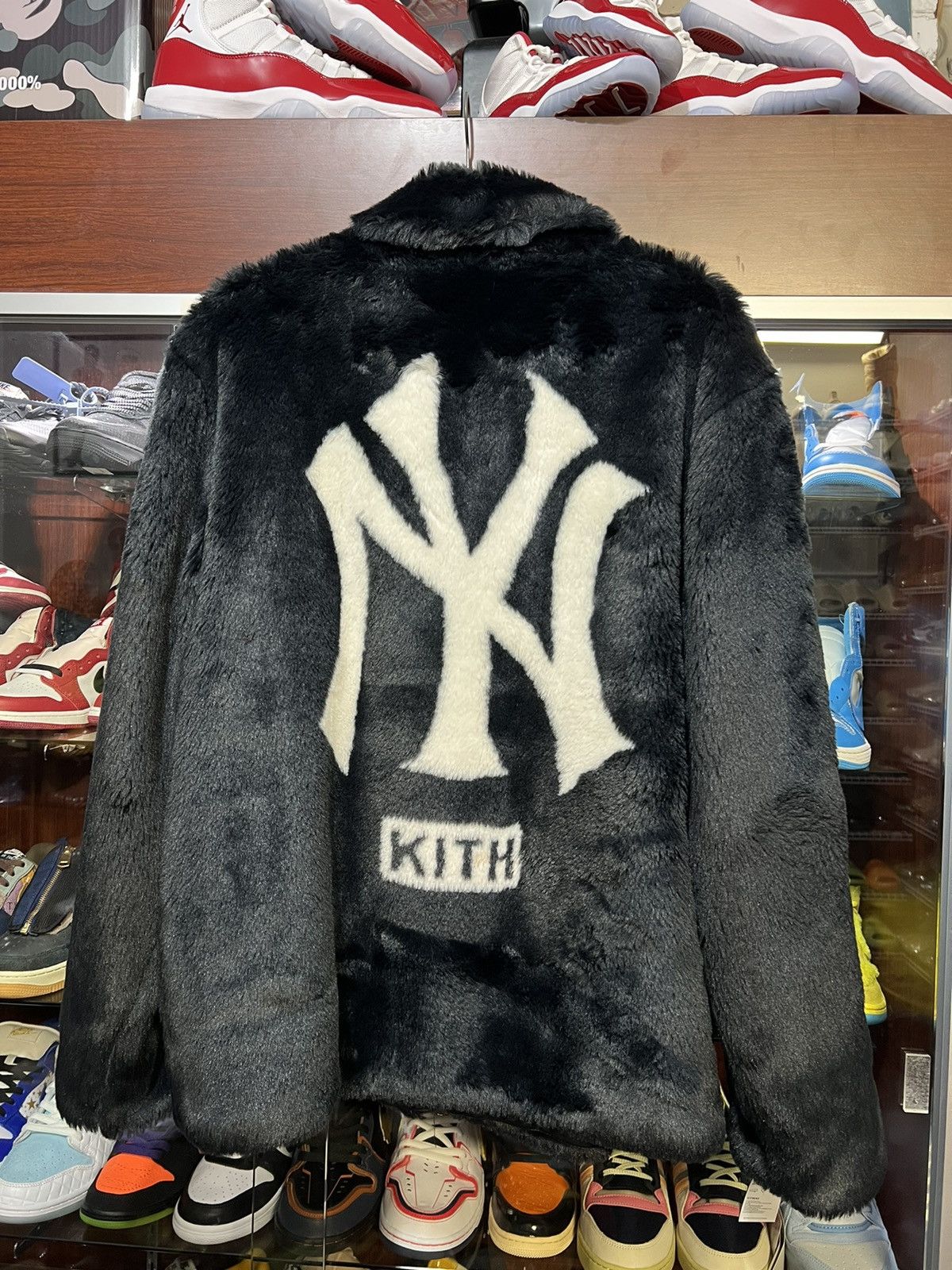 Kith *Rare* Kith NY Yankee Faux Jacket XL | Grailed