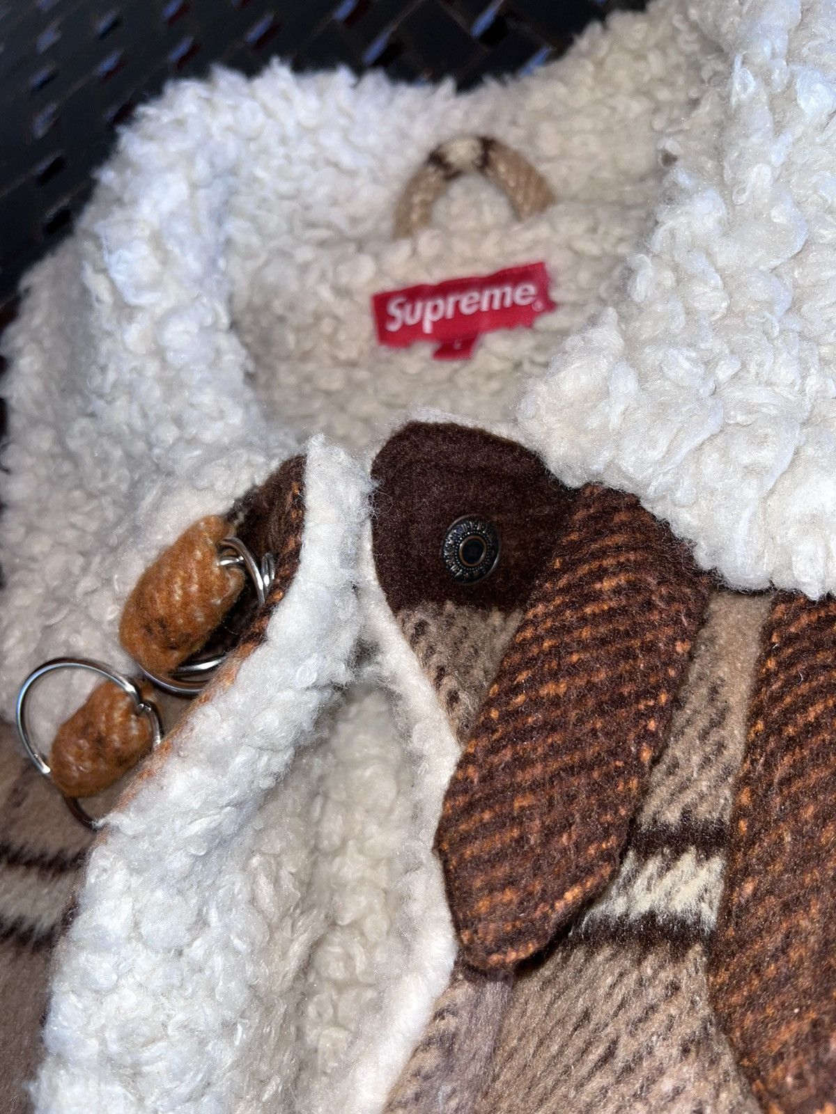 Supreme Supreme Plaid Shearling Bomber 2017 Size US L / EU 52-54 / 3 - 3 Thumbnail