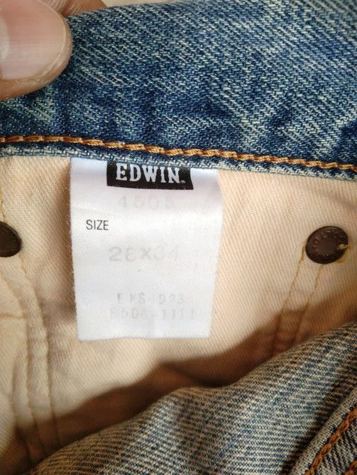 Japanese Brand × Jean × Vintage 90s Vintage Distressed Edwin Selvedge Redline Jeans 29x34 Size US 29 - 12 Thumbnail