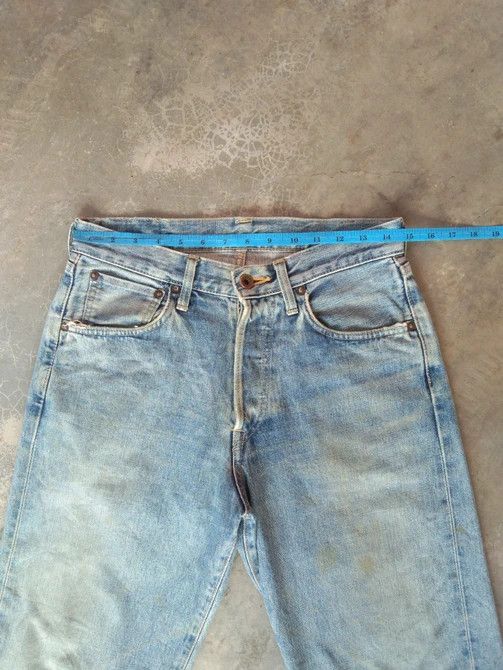 Japanese Brand × Jean × Vintage 90s Vintage Distressed Edwin Selvedge Redline Jeans 29x34 Size US 29 - 9 Thumbnail