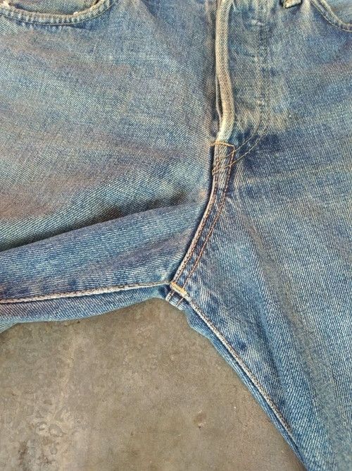 Japanese Brand × Jean × Vintage 90s Vintage Distressed Edwin Selvedge Redline Jeans 29x34 Size US 29 - 10 Thumbnail