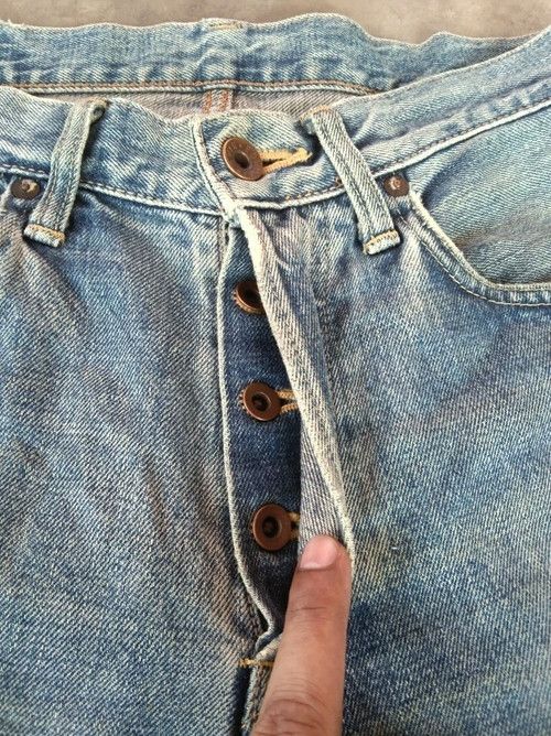 Japanese Brand × Jean × Vintage 90s Vintage Distressed Edwin Selvedge Redline Jeans 29x34 Size US 29 - 11 Thumbnail
