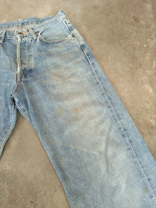 Japanese Brand × Jean × Vintage 90s Vintage Distressed Edwin Selvedge Redline Jeans 29x34 Size US 29 - 8 Thumbnail