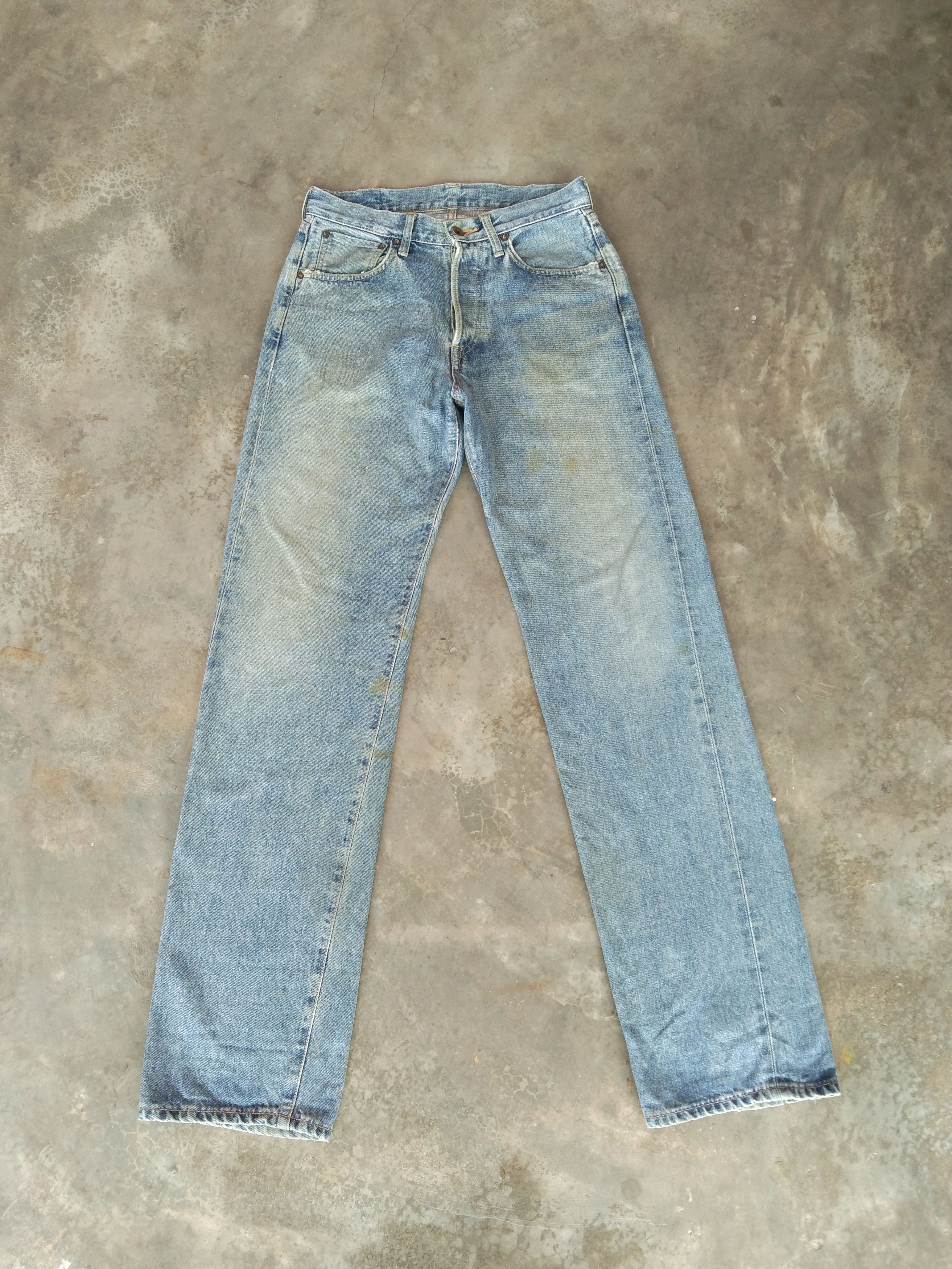 Japanese Brand × Jean × Vintage 90s Vintage Distressed Edwin Selvedge Redline Jeans 29x34 Size US 29 - 1 Thumbnail