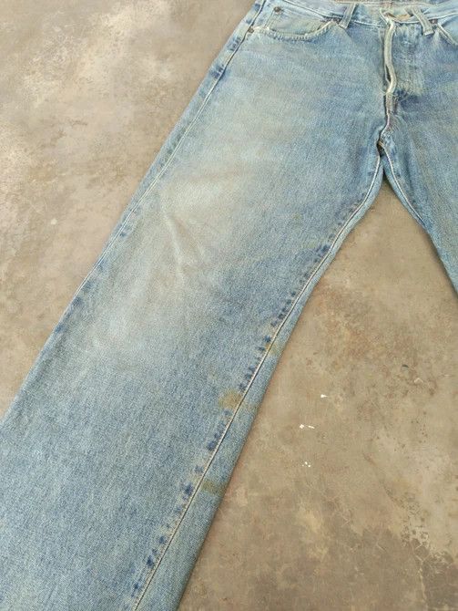 Japanese Brand × Jean × Vintage 90s Vintage Distressed Edwin Selvedge Redline Jeans 29x34 Size US 29 - 7 Thumbnail