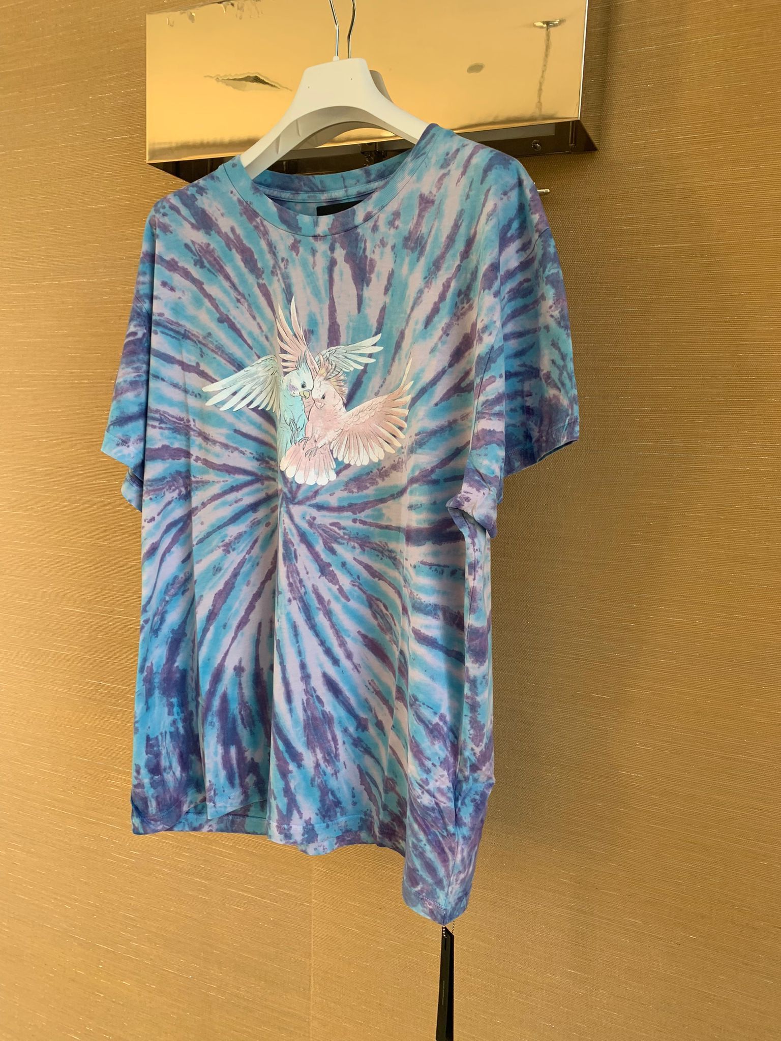Amiri Lovebirds Tie Dye Tee in Multicolor Size US XL / EU 56 / 4 - 8 Thumbnail