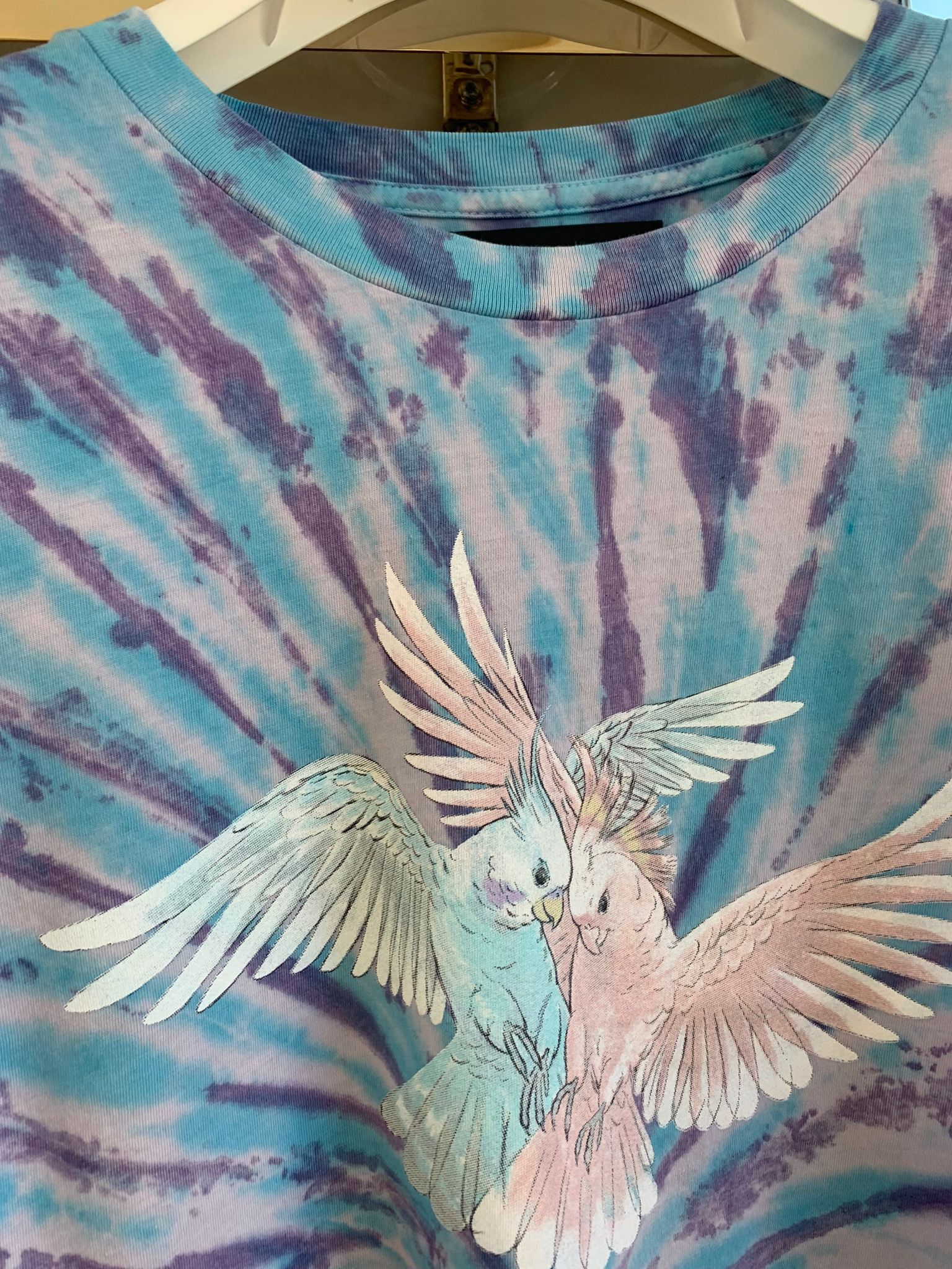 Amiri Lovebirds Tie Dye Tee in Multicolor Size US XL / EU 56 / 4 - 5 Thumbnail