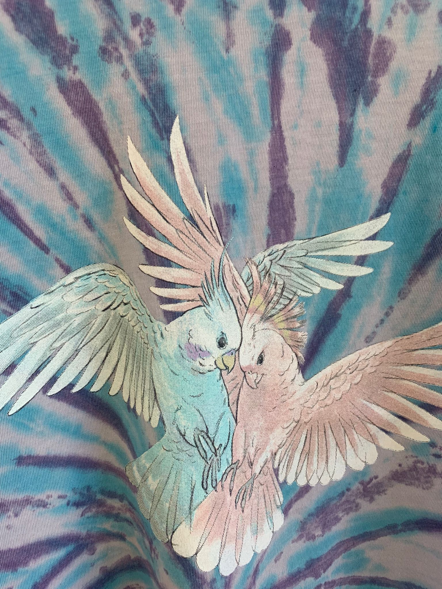 Amiri Lovebirds Tie Dye Tee in Multicolor Size US XL / EU 56 / 4 - 6 Thumbnail