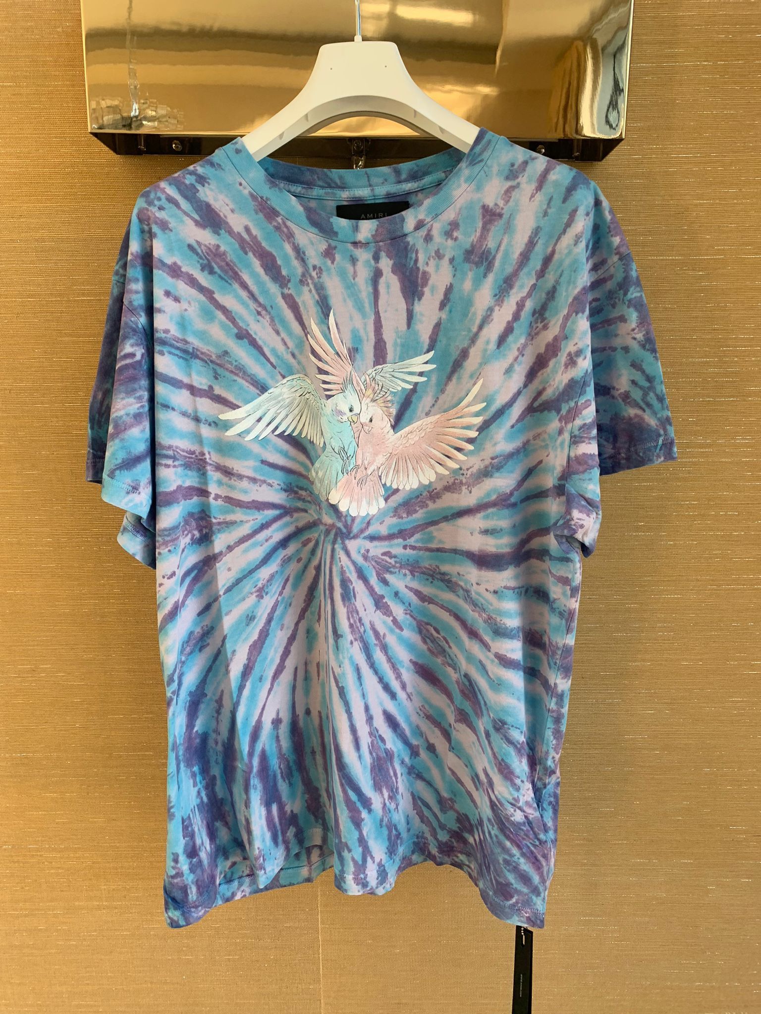 Amiri Lovebirds Tie Dye Tee in Multicolor Size US XL / EU 56 / 4 - 2 Thumbnail
