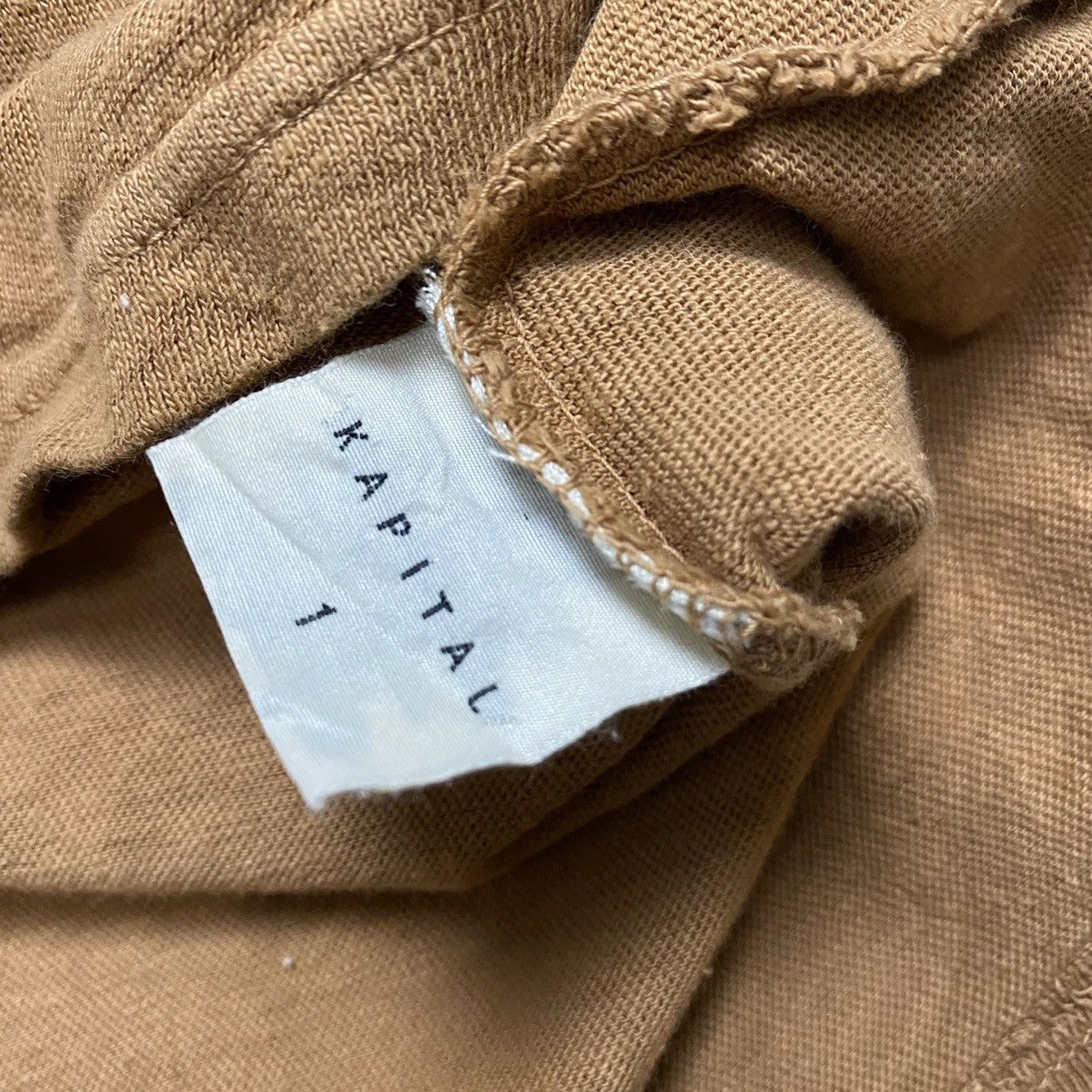 Japanese Brand × Kapital × Kapital Kountry Kapital round neck Ruched sleeve oversize Size ONE SIZE - 8 Thumbnail
