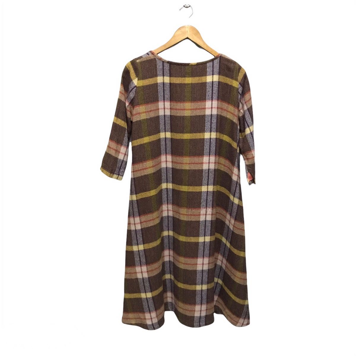 Kapital KAPITAL PLAID RELAXED FLANNEL 3/4 SLEEVE DRESS Size L / US 10 / IT 46 - 2 Thumbnail
