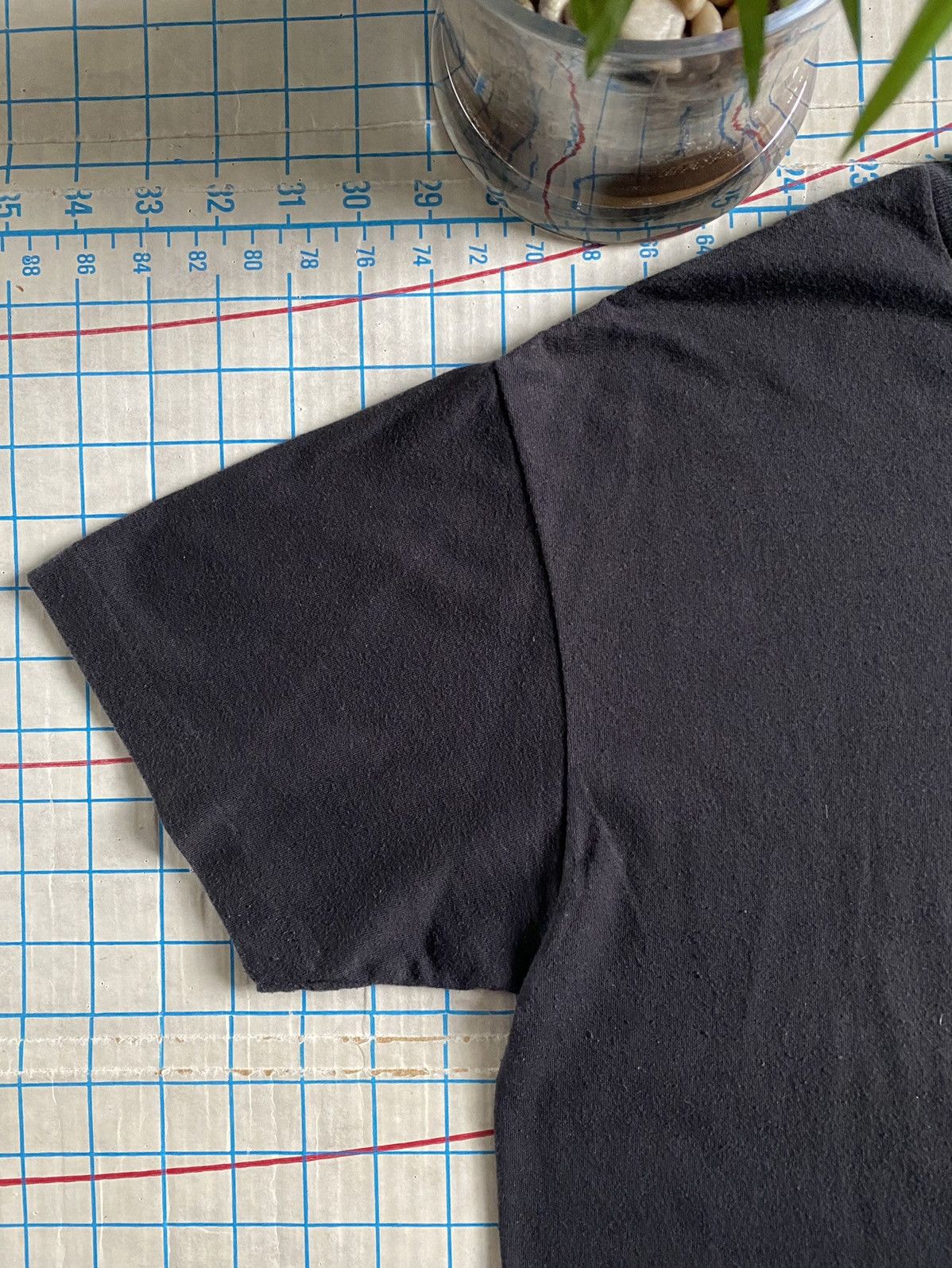 Vintage Vintage 80’s Cats Black Graphic Tee With Eyes on Back Size US L / EU 52-54 / 3 - 6 Thumbnail