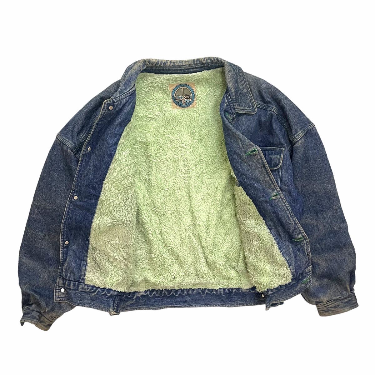 Hysteric Glamour × Japanese Brand × Vintage 💥80s Pazzo Jeans Japanese Denim Bomber Jacket Size US M / EU 48-50 / 2 - 5 Thumbnail
