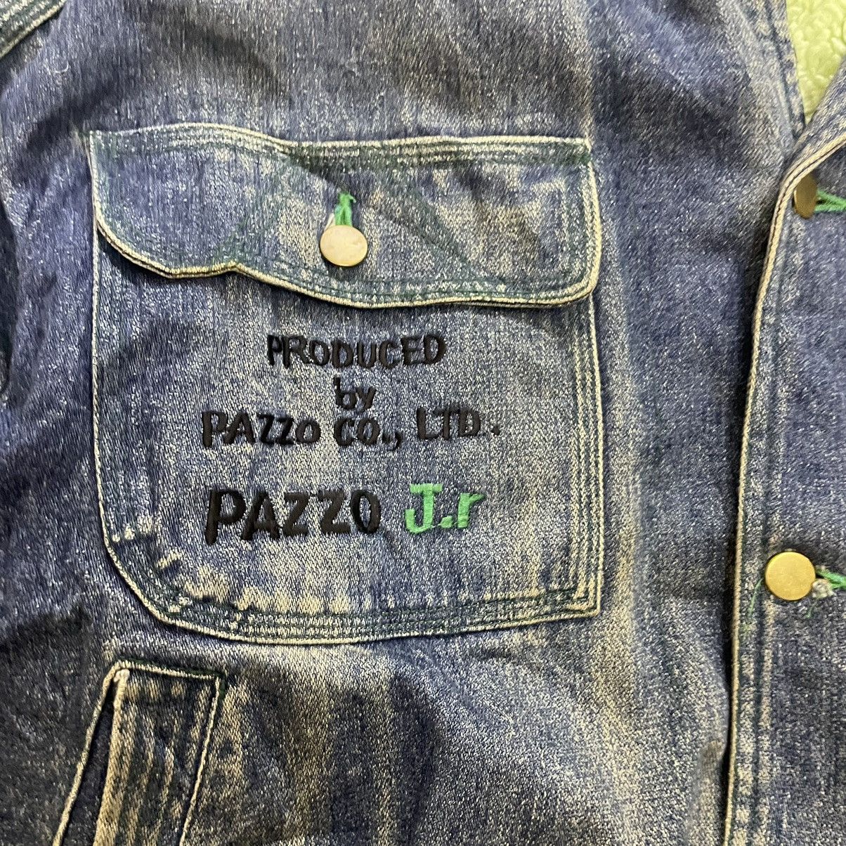 Hysteric Glamour × Japanese Brand × Vintage 💥80s Pazzo Jeans Japanese Denim Bomber Jacket Size US M / EU 48-50 / 2 - 9 Thumbnail