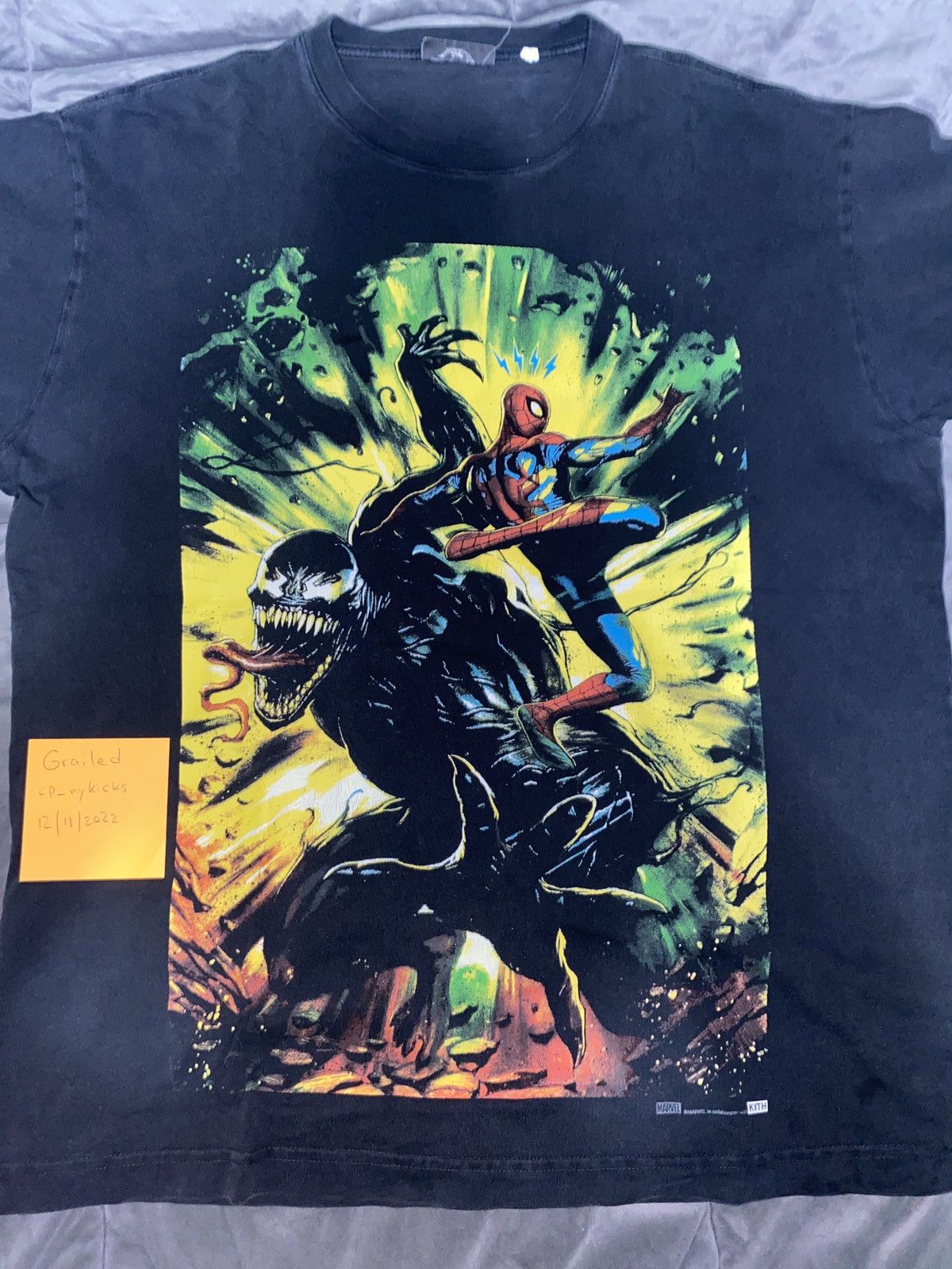 Kith Spider-man Allies Vintage Tee 黒XLサイズXL - www.comicsxf.com