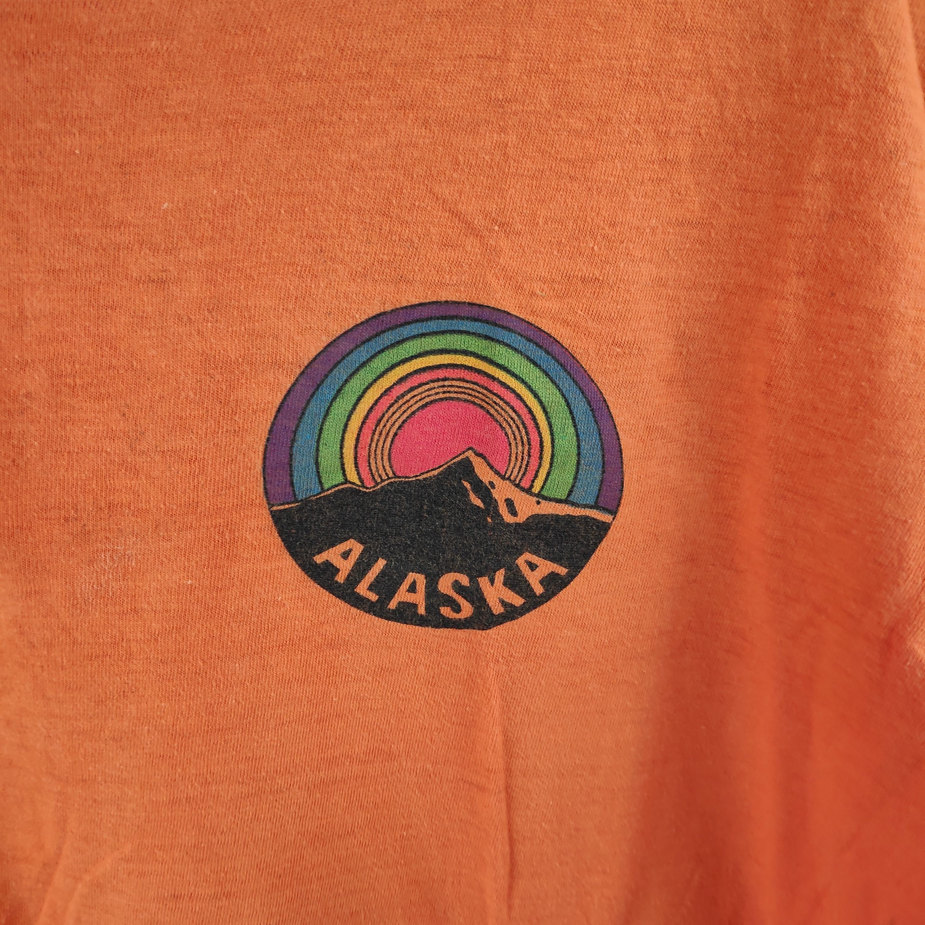 Vintage Vtg 70s 80s Alaska Paper Thin Single Stitch Tee Size US S / EU 44-46 / 1 - 2 Thumbnail