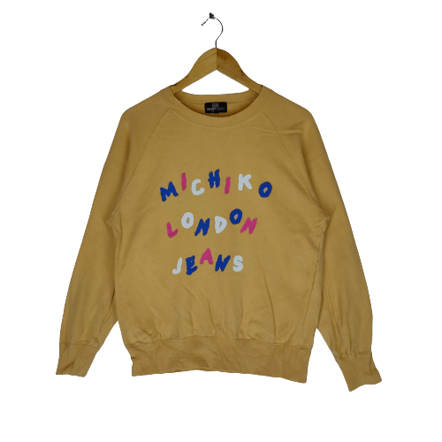 Michiko Koshino London MICHIKO LONDON JEANS Colorful Multi Color Sweatshirt Size US M / EU 48-50 / 2 - 1 Thumbnail