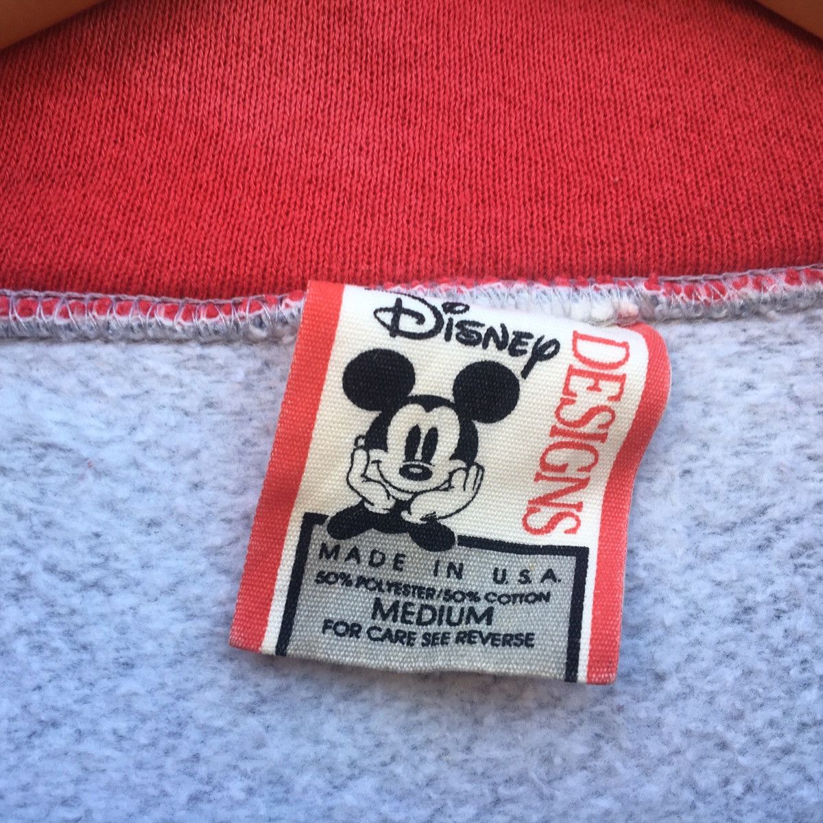Disney Vintage MICKEY MOUSE Disney Half Zip Sweatshirt Size US L / EU 52-54 / 3 - 9 Thumbnail