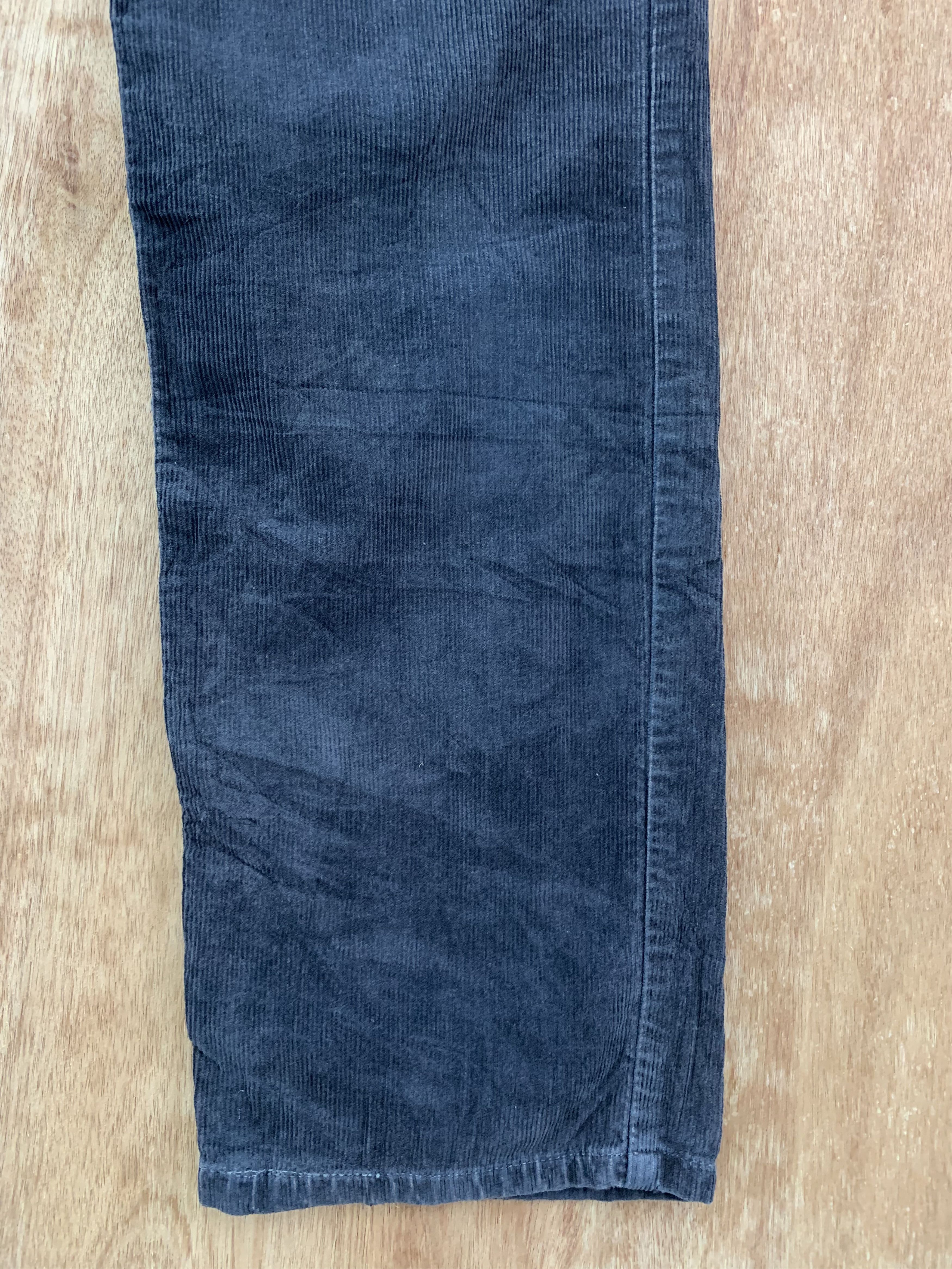Levi's Conduroy Levis Straight Cut Pants Black Vintage Streetwear Size US 29 - 7 Thumbnail