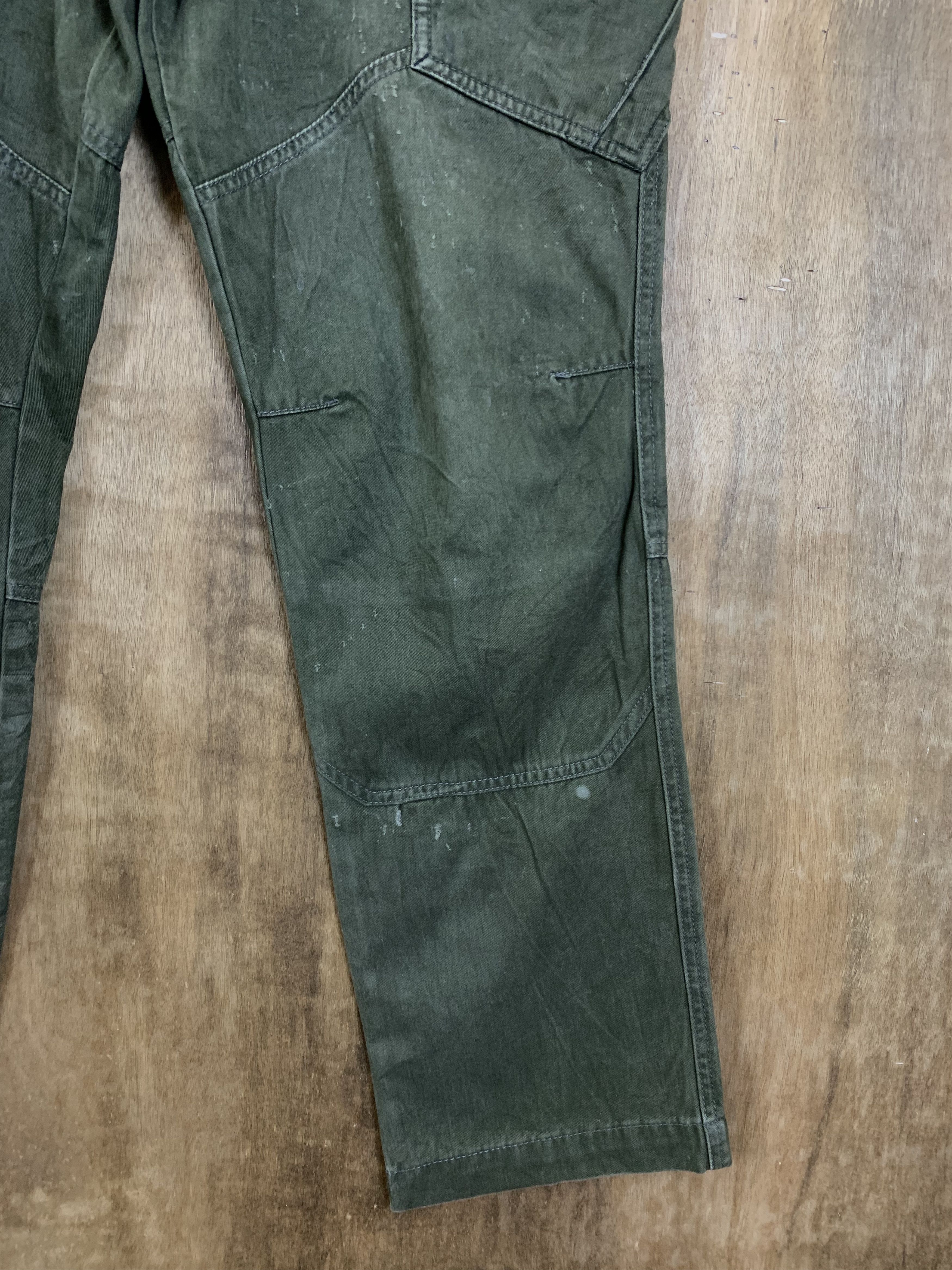 Japanese Brand Cargo Pants TS Design Multipocket Double Knee Pants Size US 31 - 7 Thumbnail