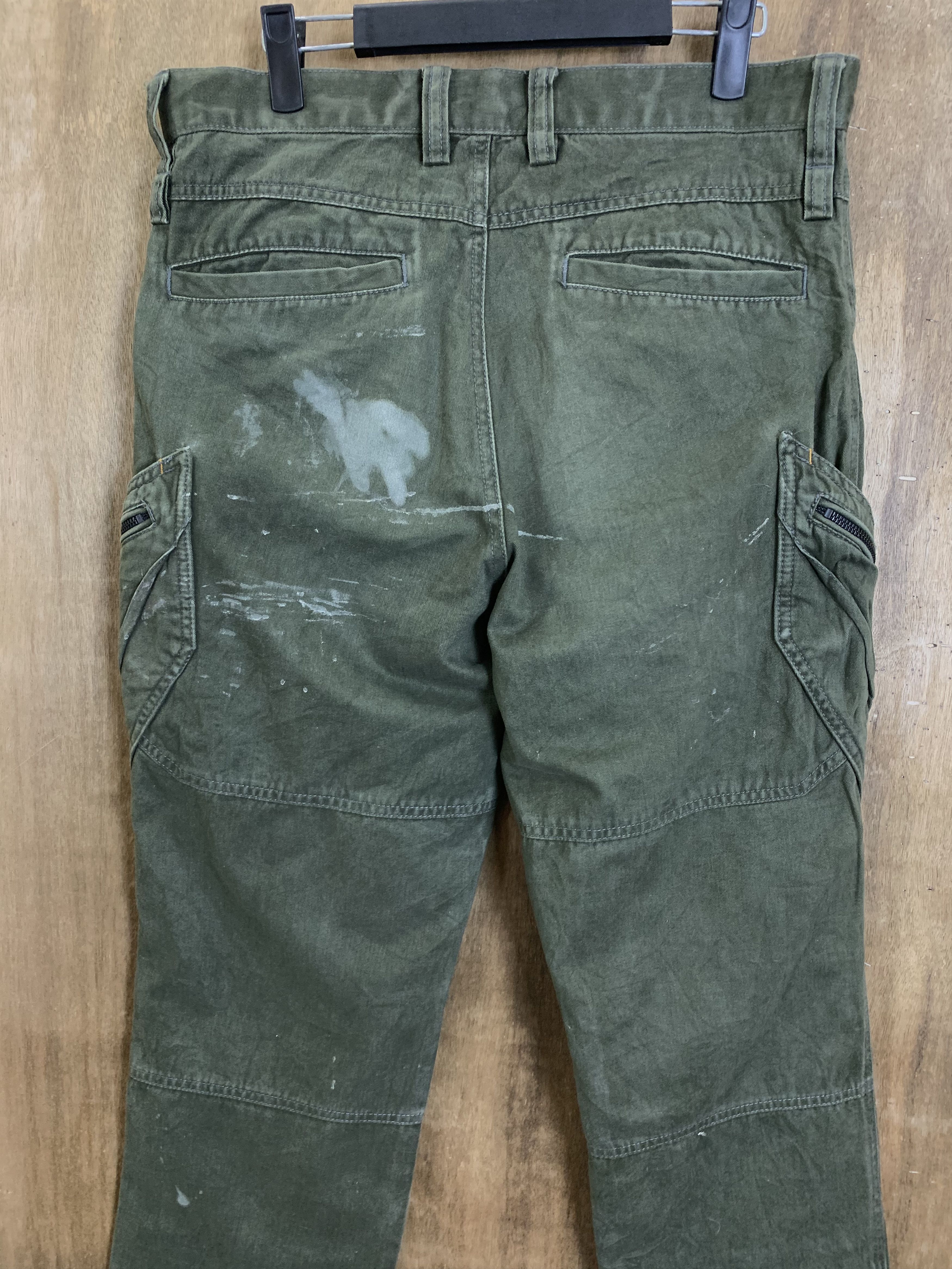 Japanese Brand Cargo Pants TS Design Multipocket Double Knee Pants Size US 31 - 13 Thumbnail