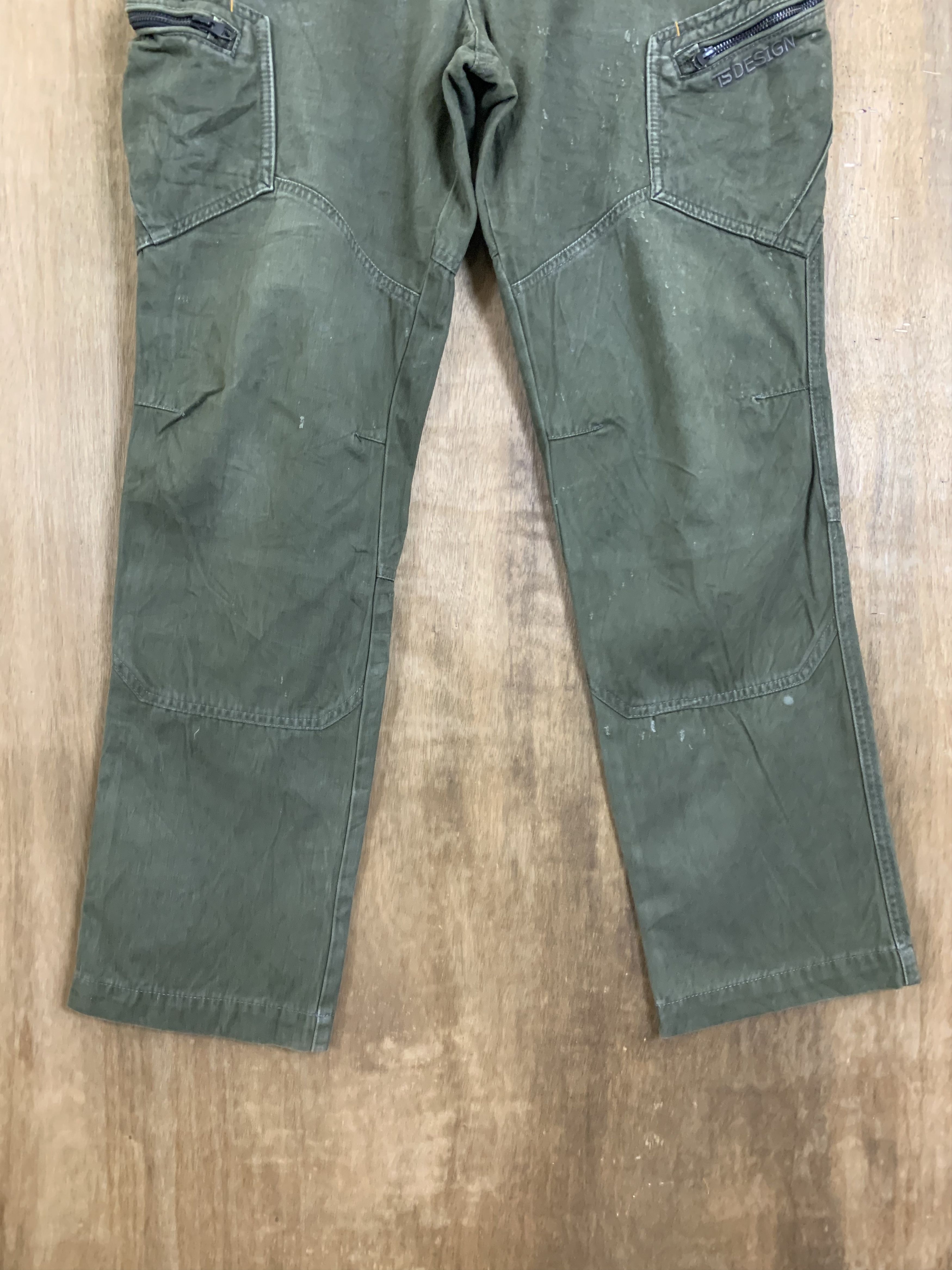 Japanese Brand Cargo Pants TS Design Multipocket Double Knee Pants Size US 31 - 4 Thumbnail