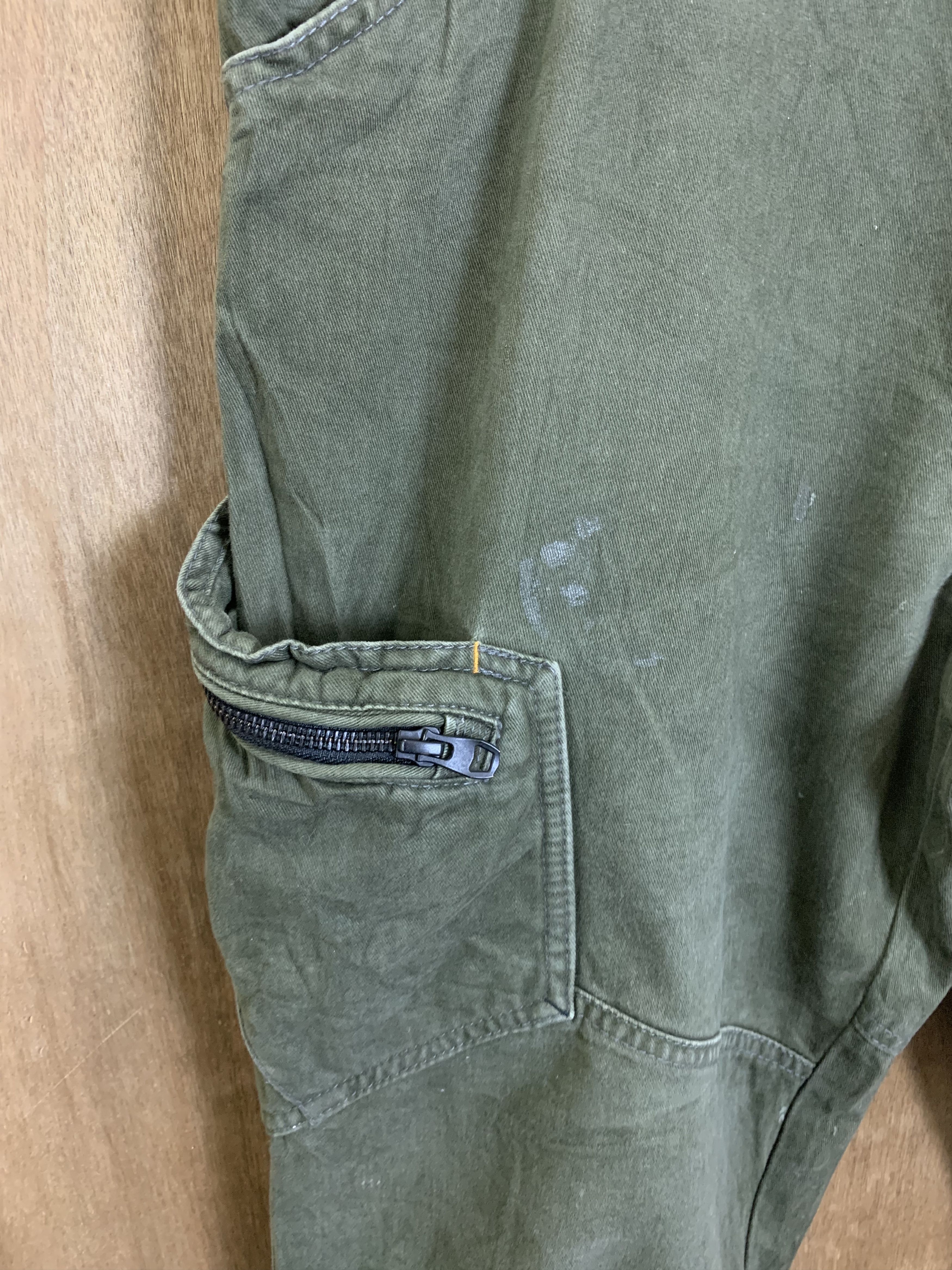 Japanese Brand Cargo Pants TS Design Multipocket Double Knee Pants Size US 31 - 8 Thumbnail