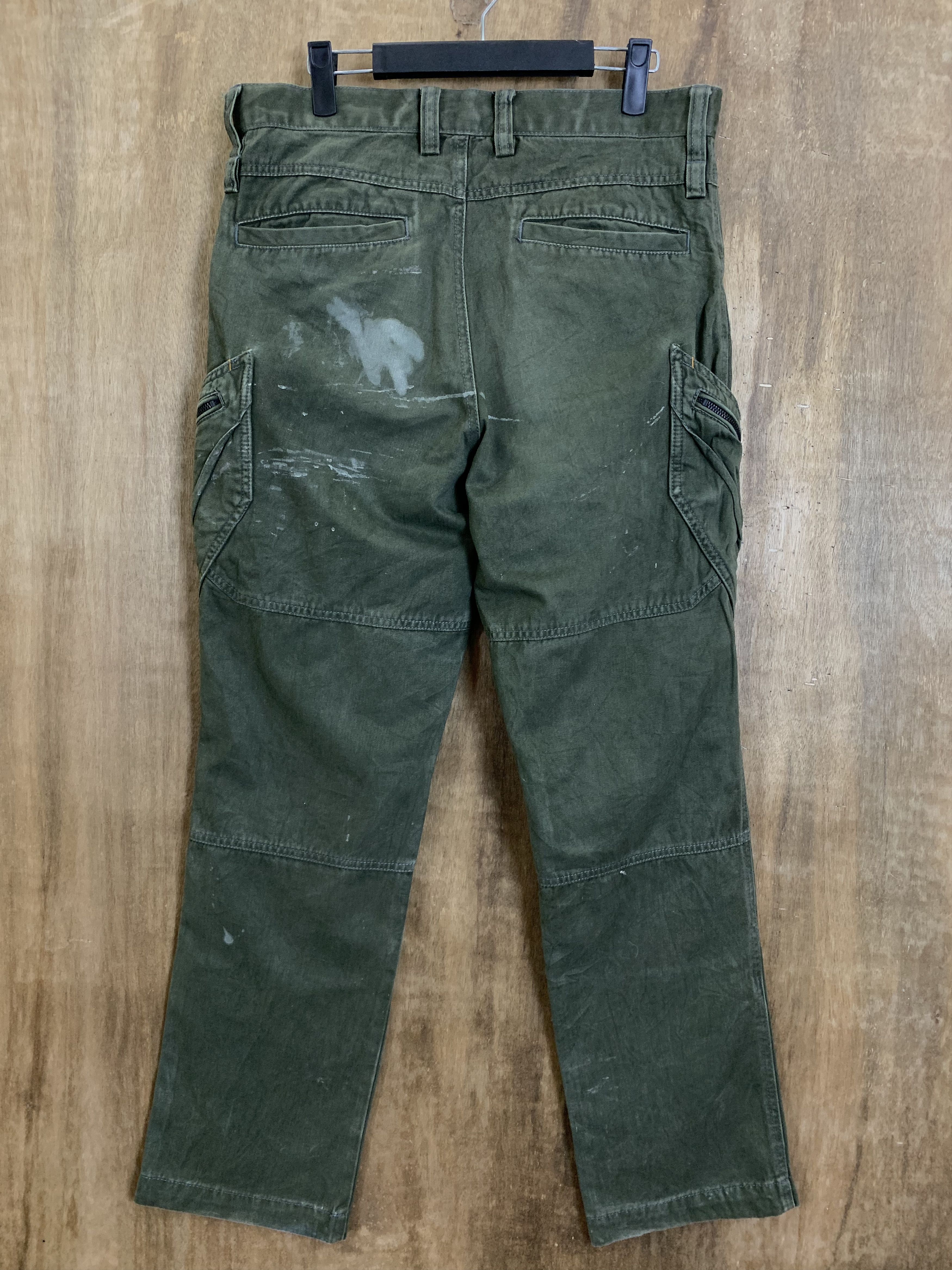 Japanese Brand Cargo Pants TS Design Multipocket Double Knee Pants Size US 31 - 2 Thumbnail