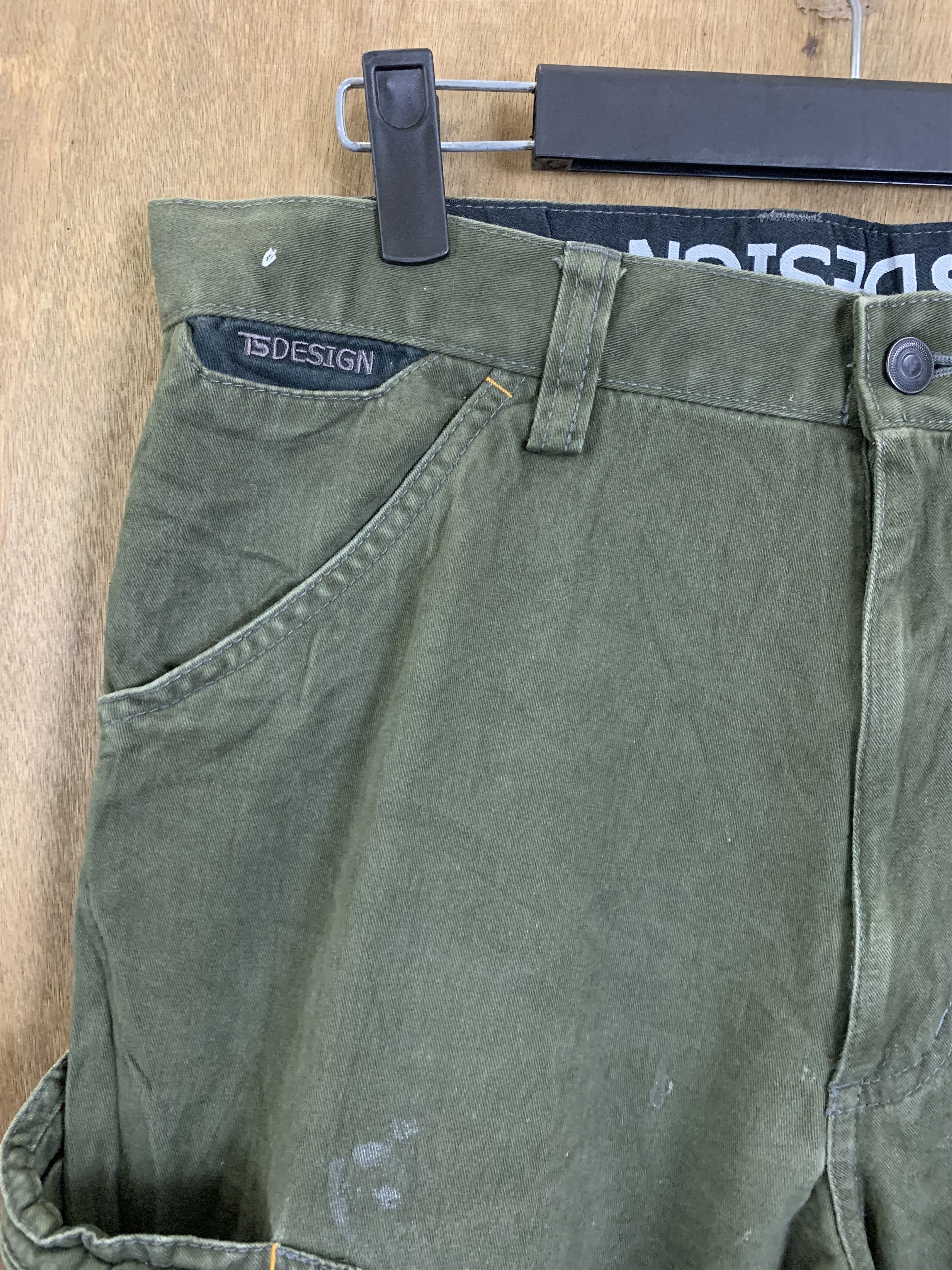 Japanese Brand Cargo Pants TS Design Multipocket Double Knee Pants Size US 31 - 10 Thumbnail