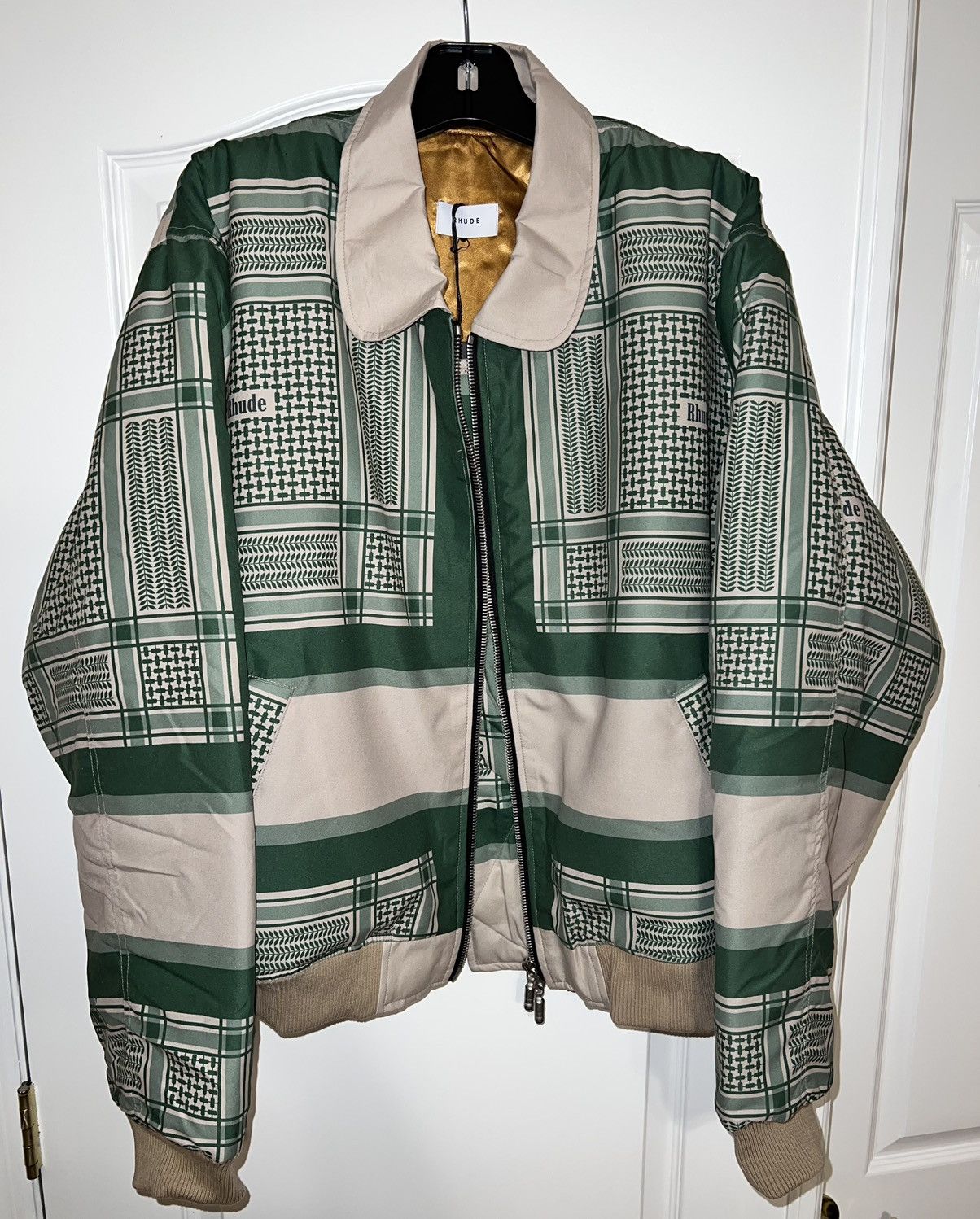 Rhude Rhude Printed Bomber Jacket Size US XXL / EU 58 / 5 - 2 Thumbnail