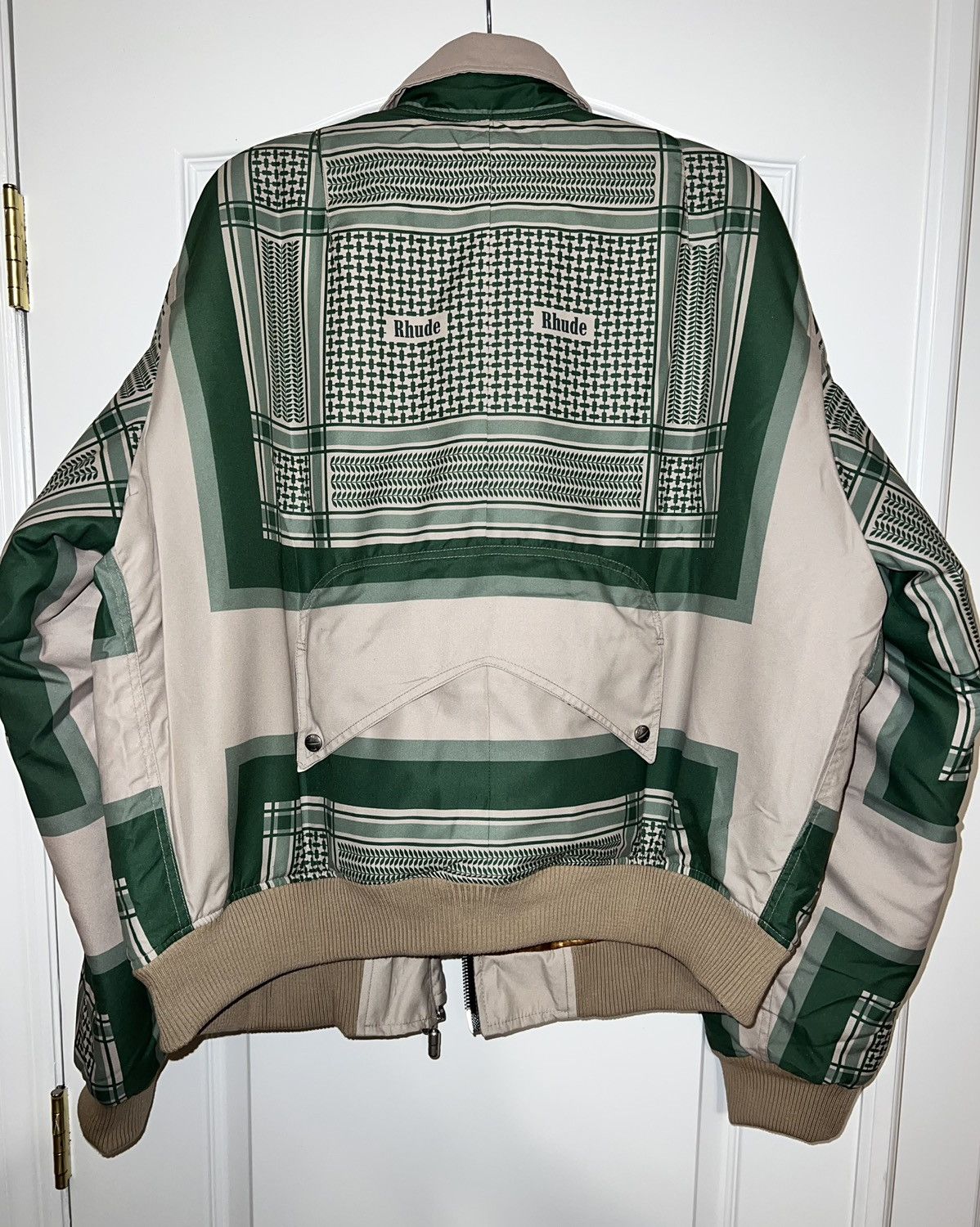 Rhude Rhude Printed Bomber Jacket Size US XXL / EU 58 / 5 - 6 Thumbnail
