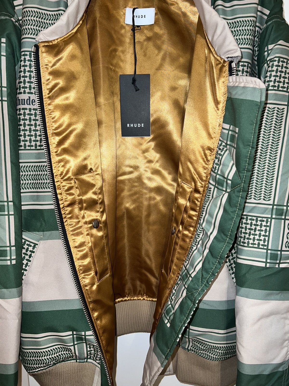 Rhude Rhude Printed Bomber Jacket Size US XXL / EU 58 / 5 - 4 Thumbnail