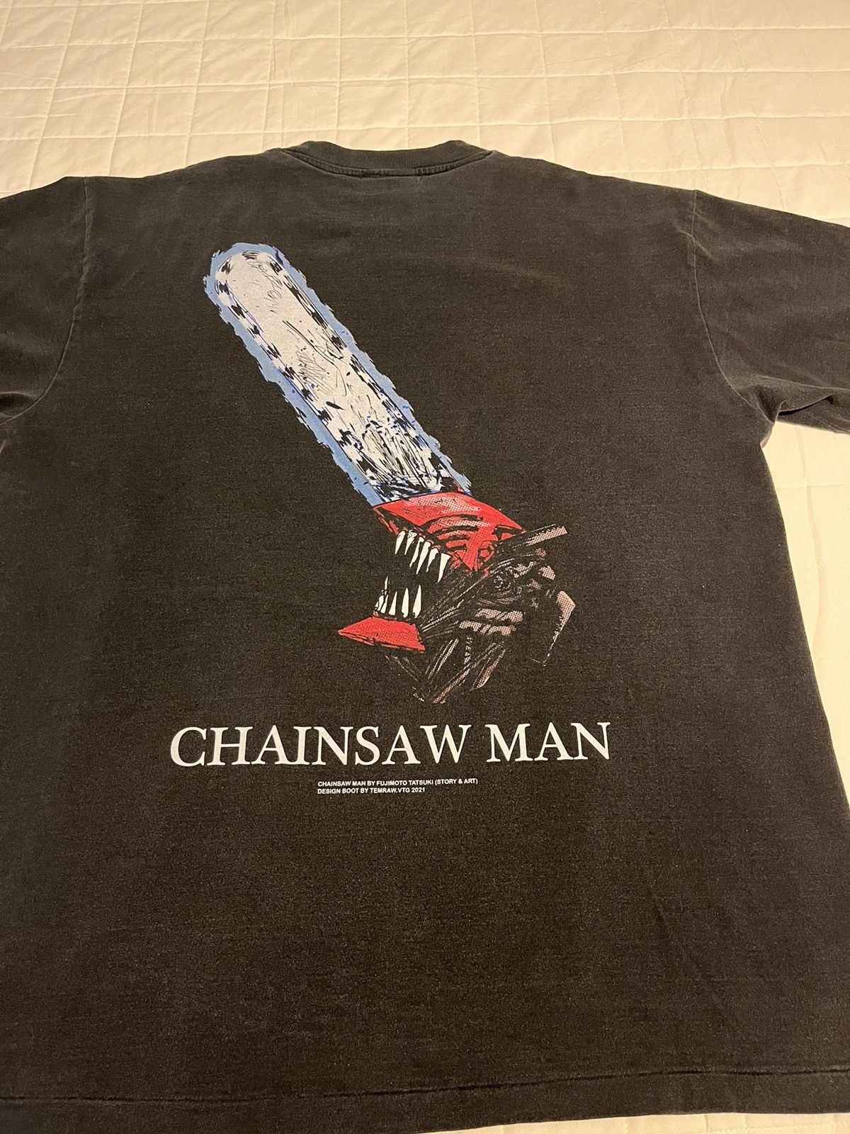 Vintage Chainsaw Man anime T-Shirt by Temraw | Grailed