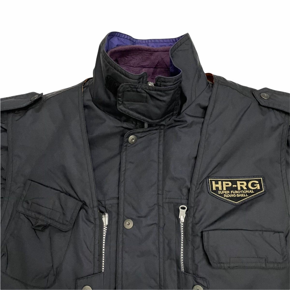 Japanese Brand × Kadoya 💥80s Yamaha HP RG Multipocket Zipper Bomber Jacket Size US L / EU 52-54 / 3 - 3 Thumbnail