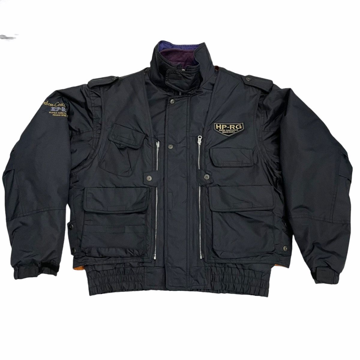 Japanese Brand × Kadoya 💥80s Yamaha HP RG Multipocket Zipper Bomber Jacket Size US L / EU 52-54 / 3 - 1 Thumbnail