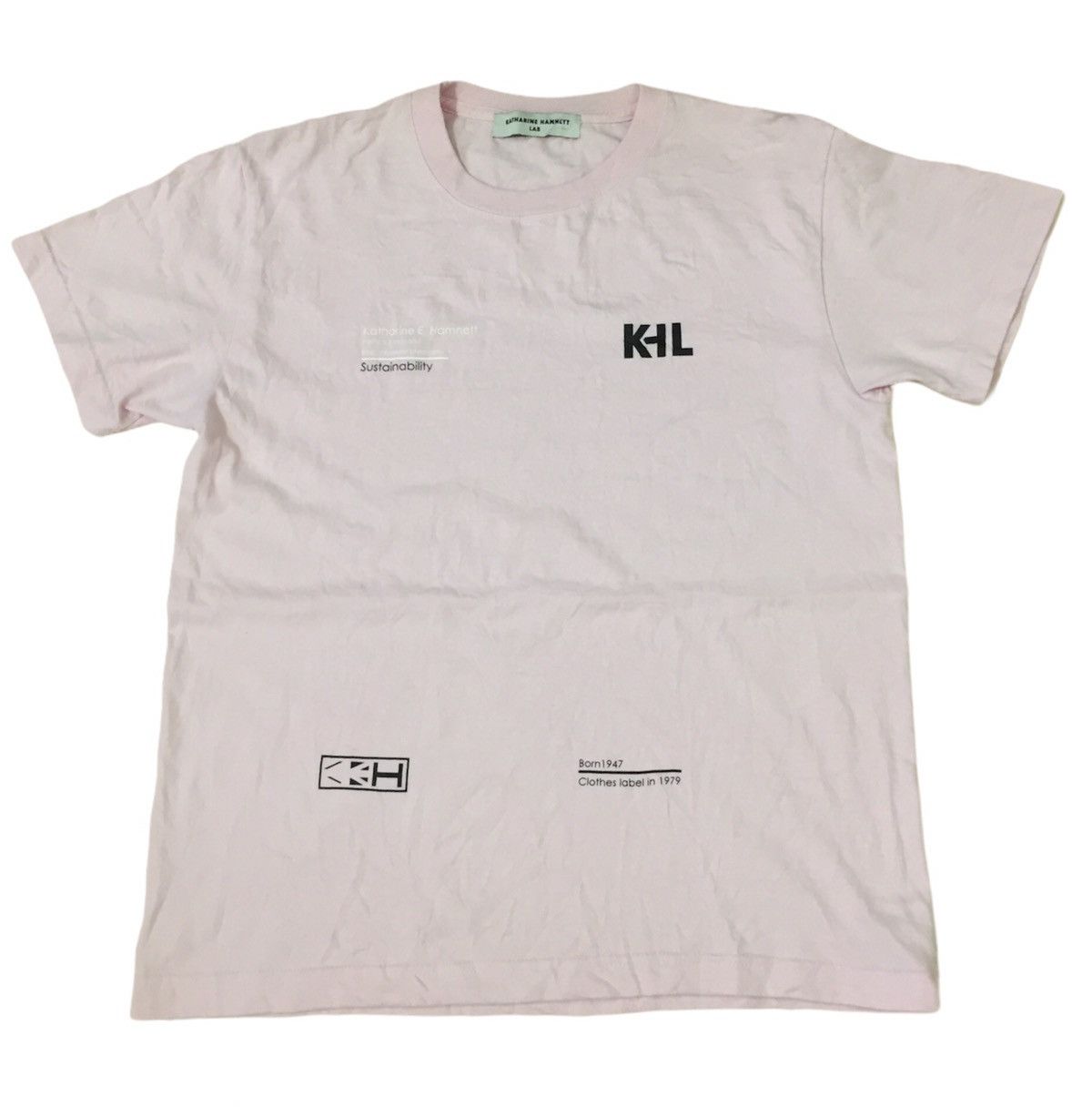 Designer × Katharine Hamnett London Katharine Hamnett London Lab Cut and Sewn Designer Tee Shirt Size US M / EU 48-50 / 2 - 1 Thumbnail