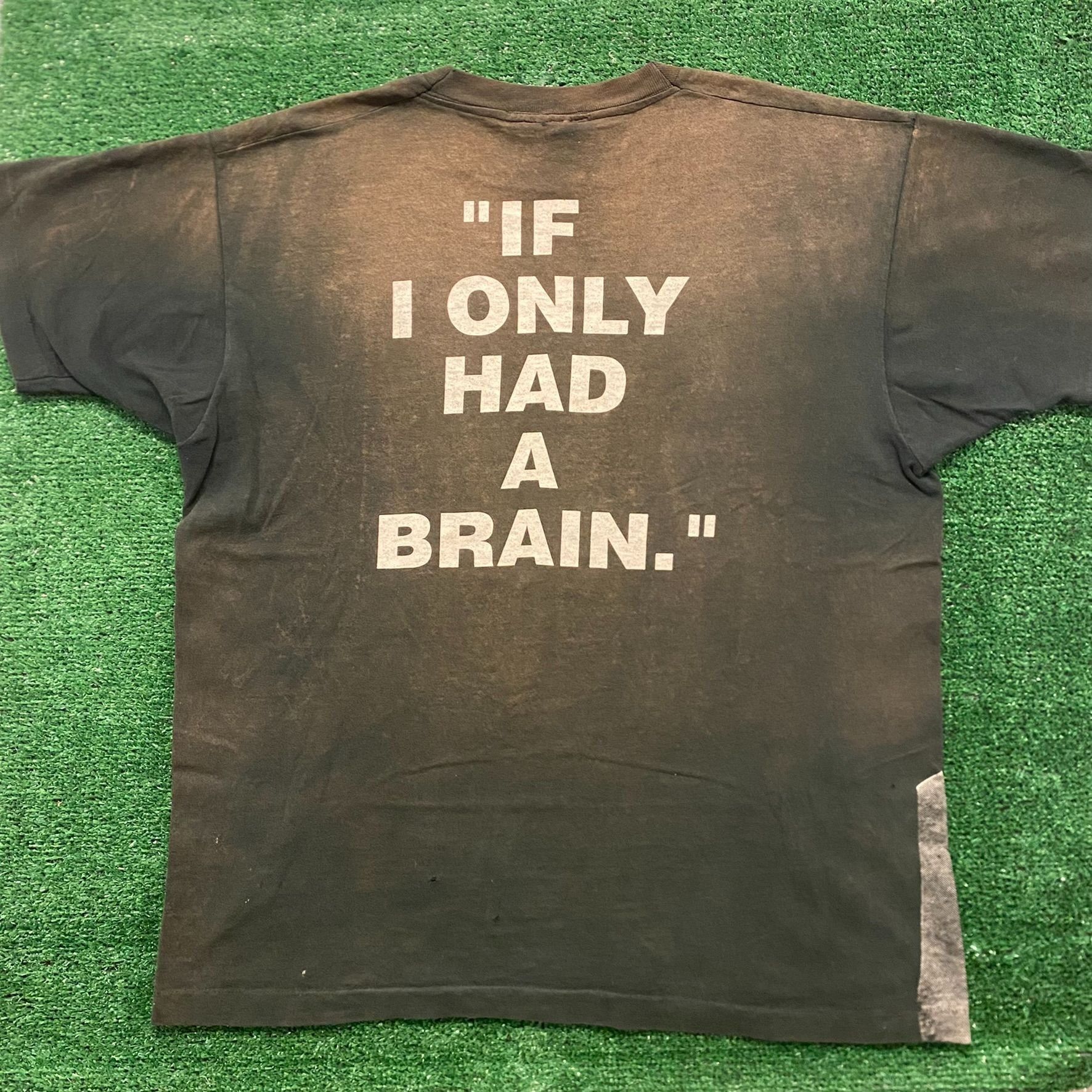 Vintage Wizard of Oz Scarecrow Vintage 90s Movie T-Shirt Size US XL / EU 56 / 4 - 4 Thumbnail