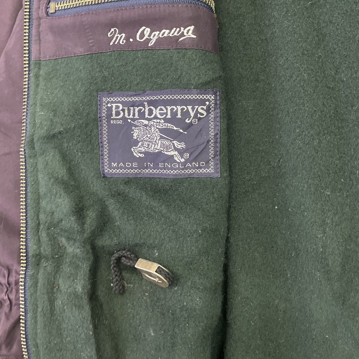 Burberry Prorsum × Designer × Vintage 💥Vintage Burberrys Maroon Big Logo Jacket Nice Design Size US M / EU 48-50 / 2 - 6 Thumbnail
